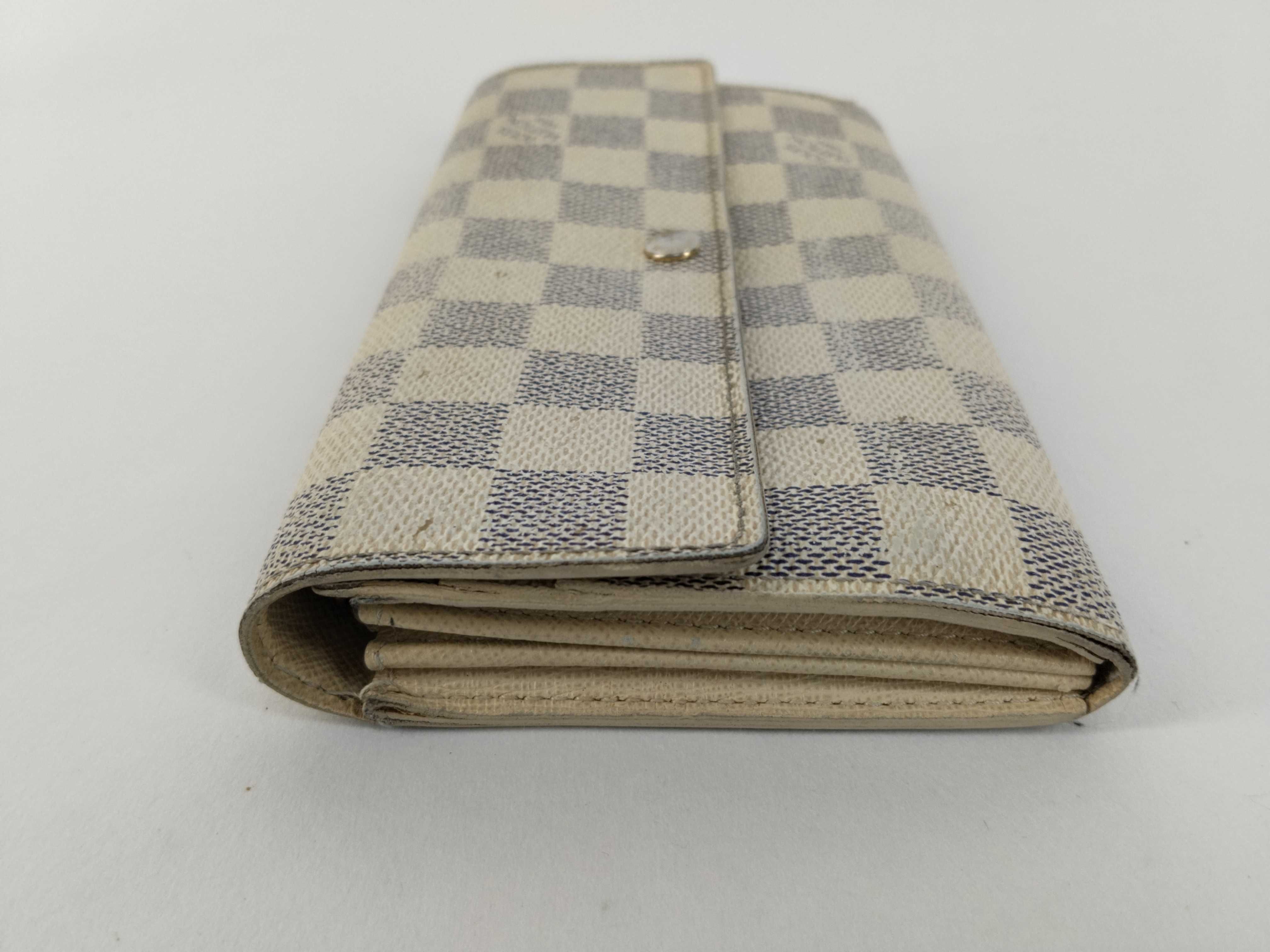 Damier Azur LV Wallet Blue/White — view 6