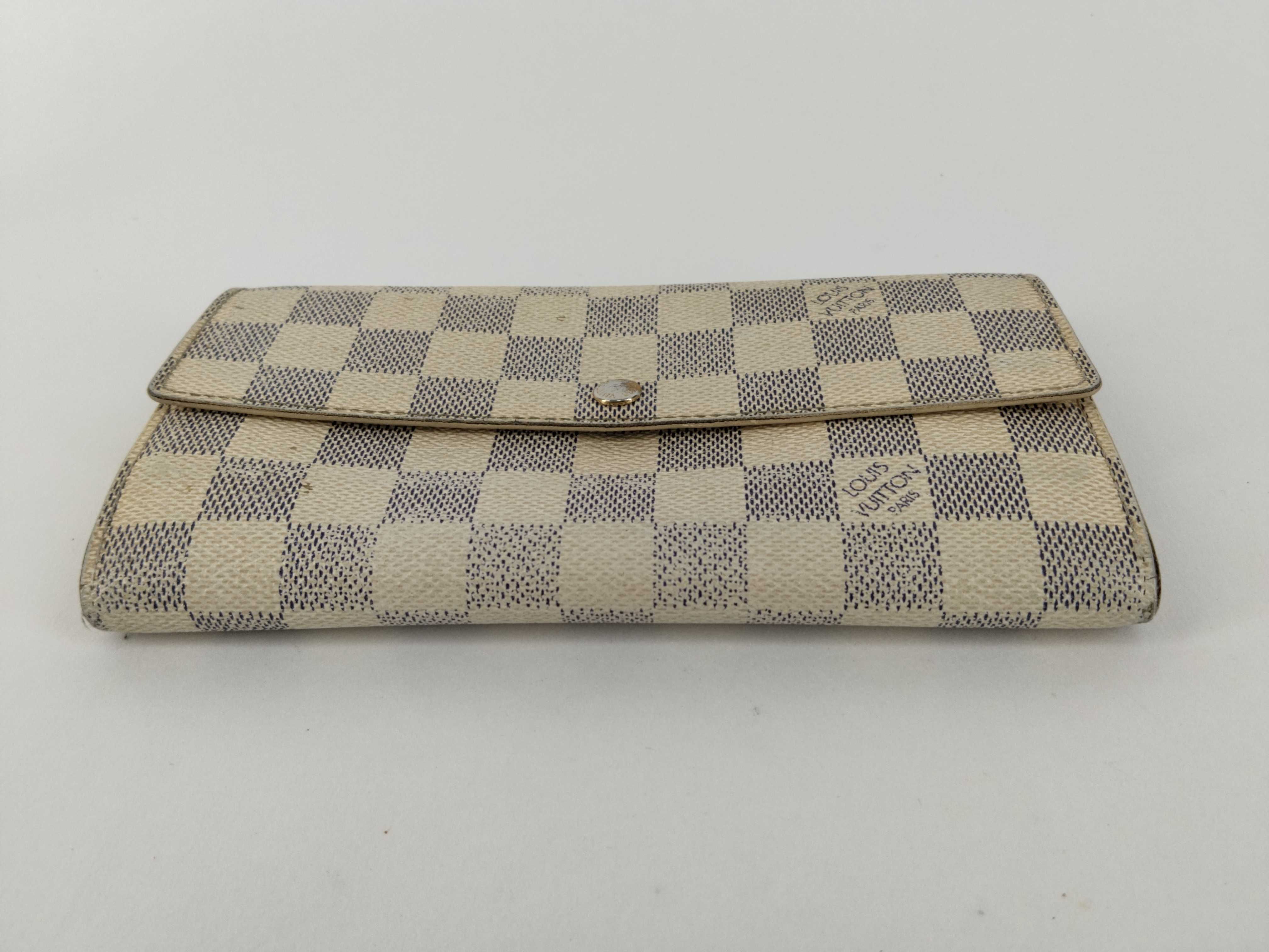Damier Azur LV Wallet Blue/White — view 7