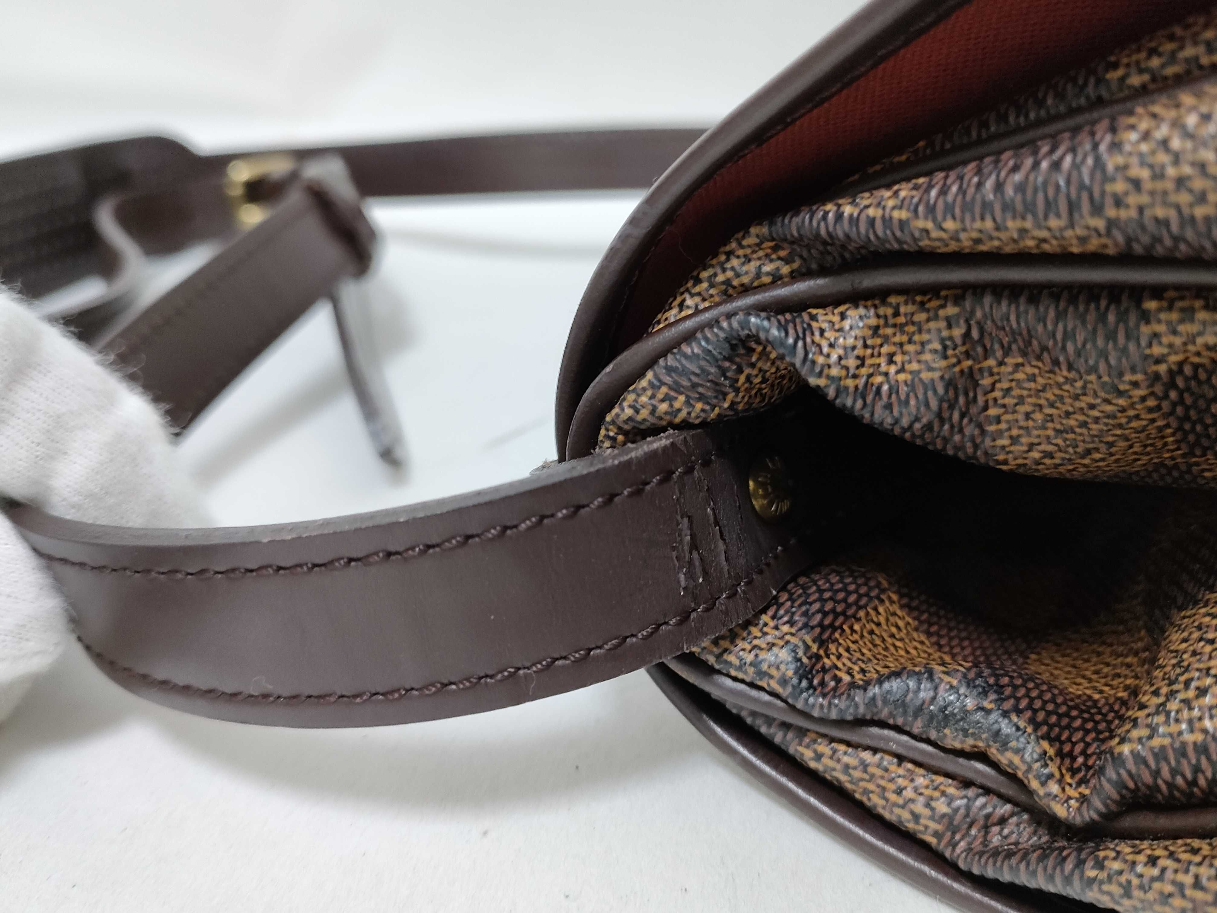 Damier Saumur 30 N48081 MB1027 Brown Shoulder Bag — view 5