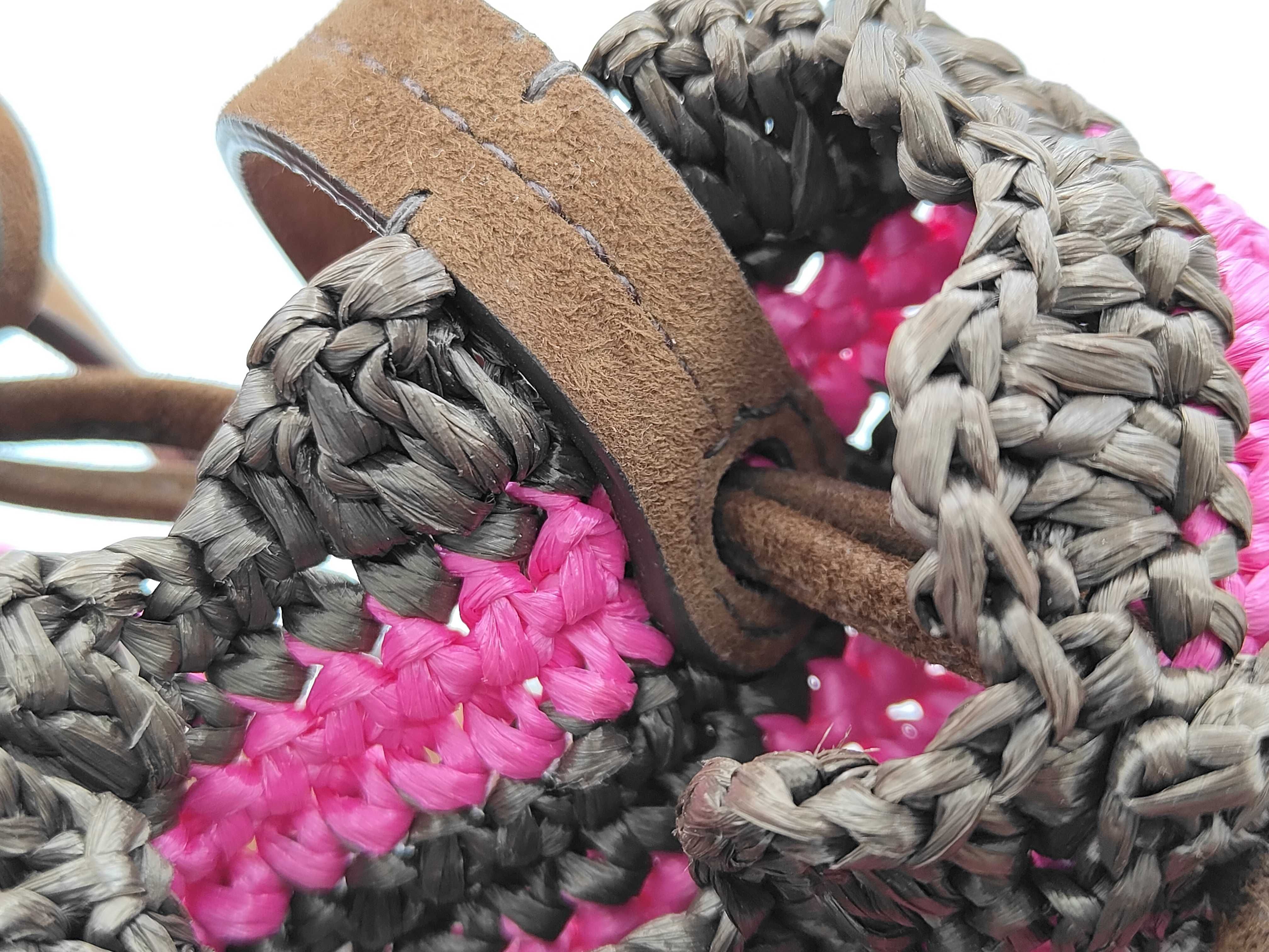 Raffia Drawstring Tote Bag — view 5