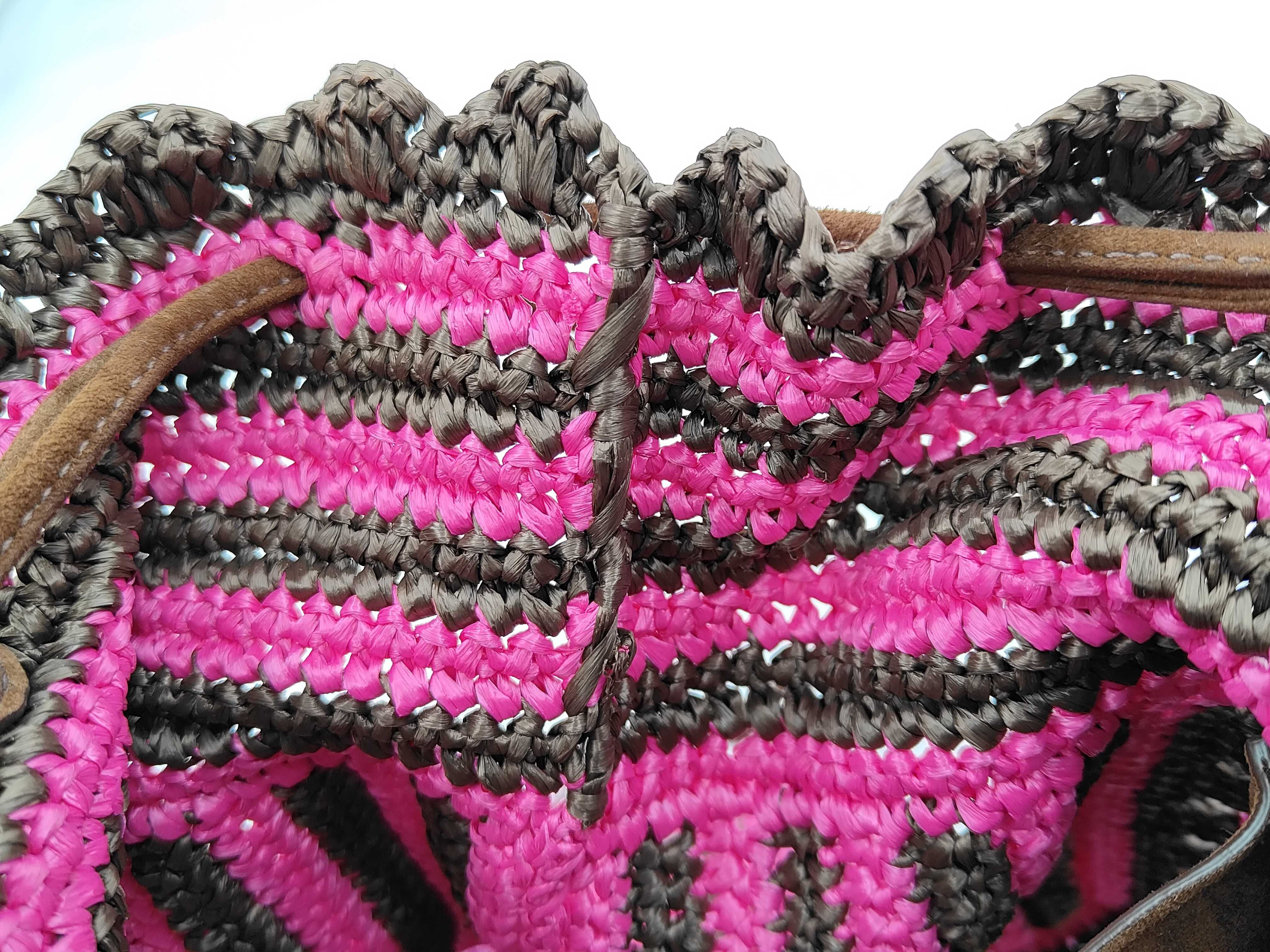 Raffia Drawstring Tote Bag — view 8