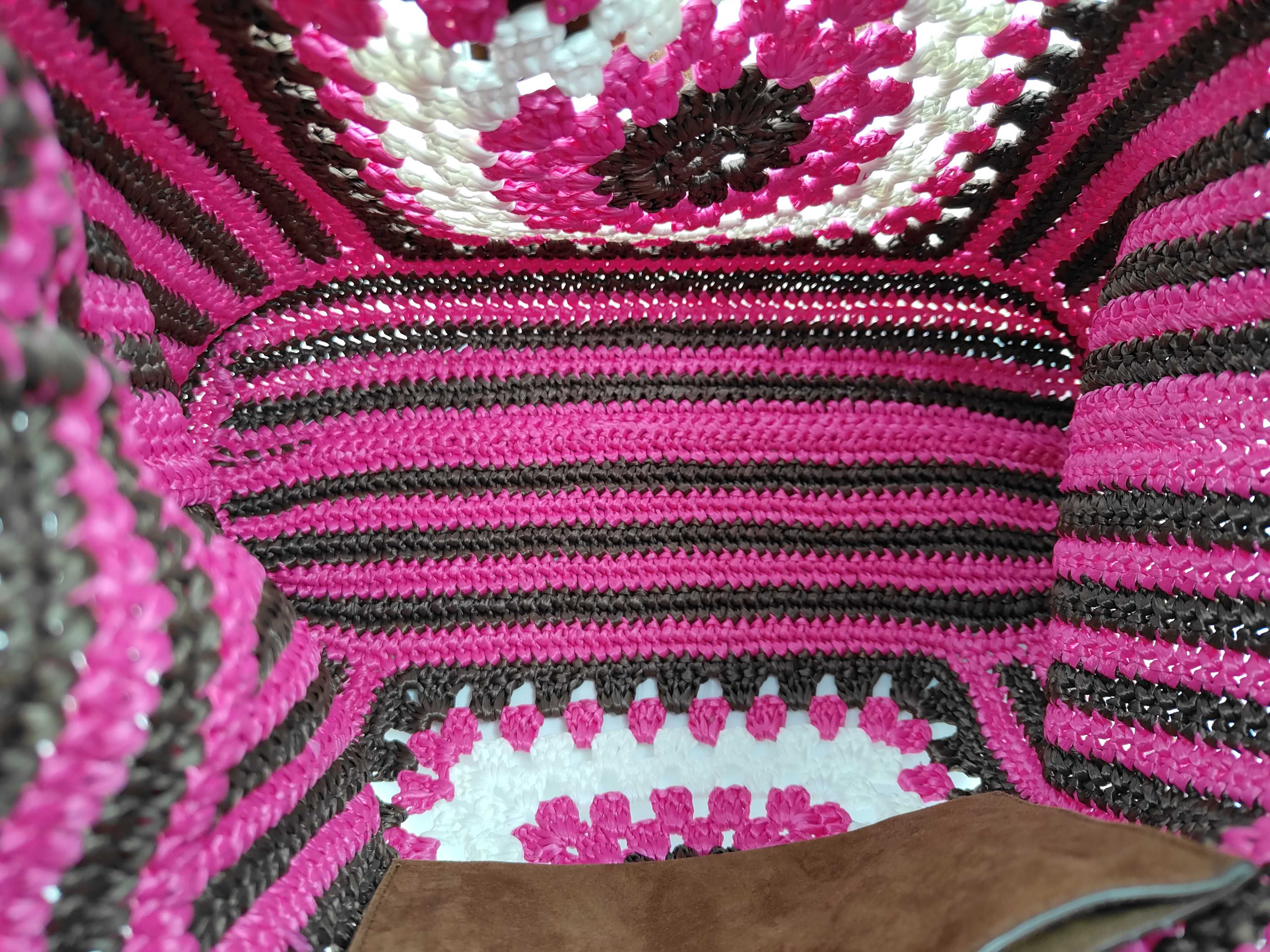 Raffia Drawstring Tote Bag — view 9