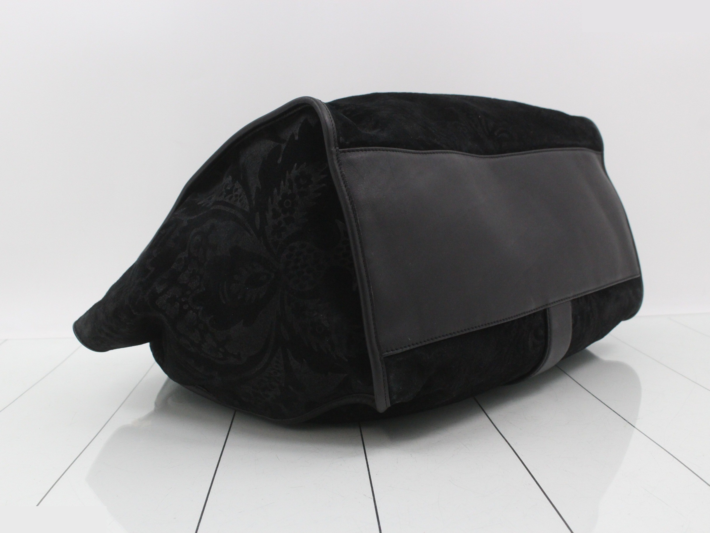 Suede Stirrup Handbag — view 5