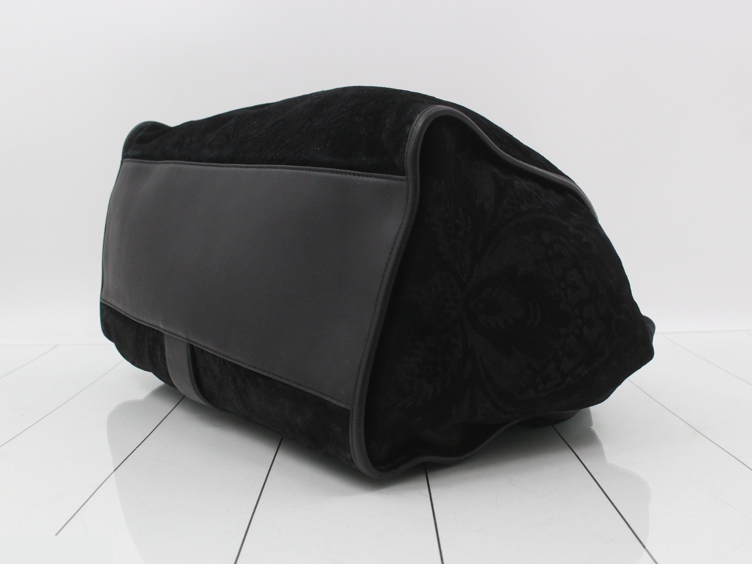 Suede Stirrup Handbag — view 6