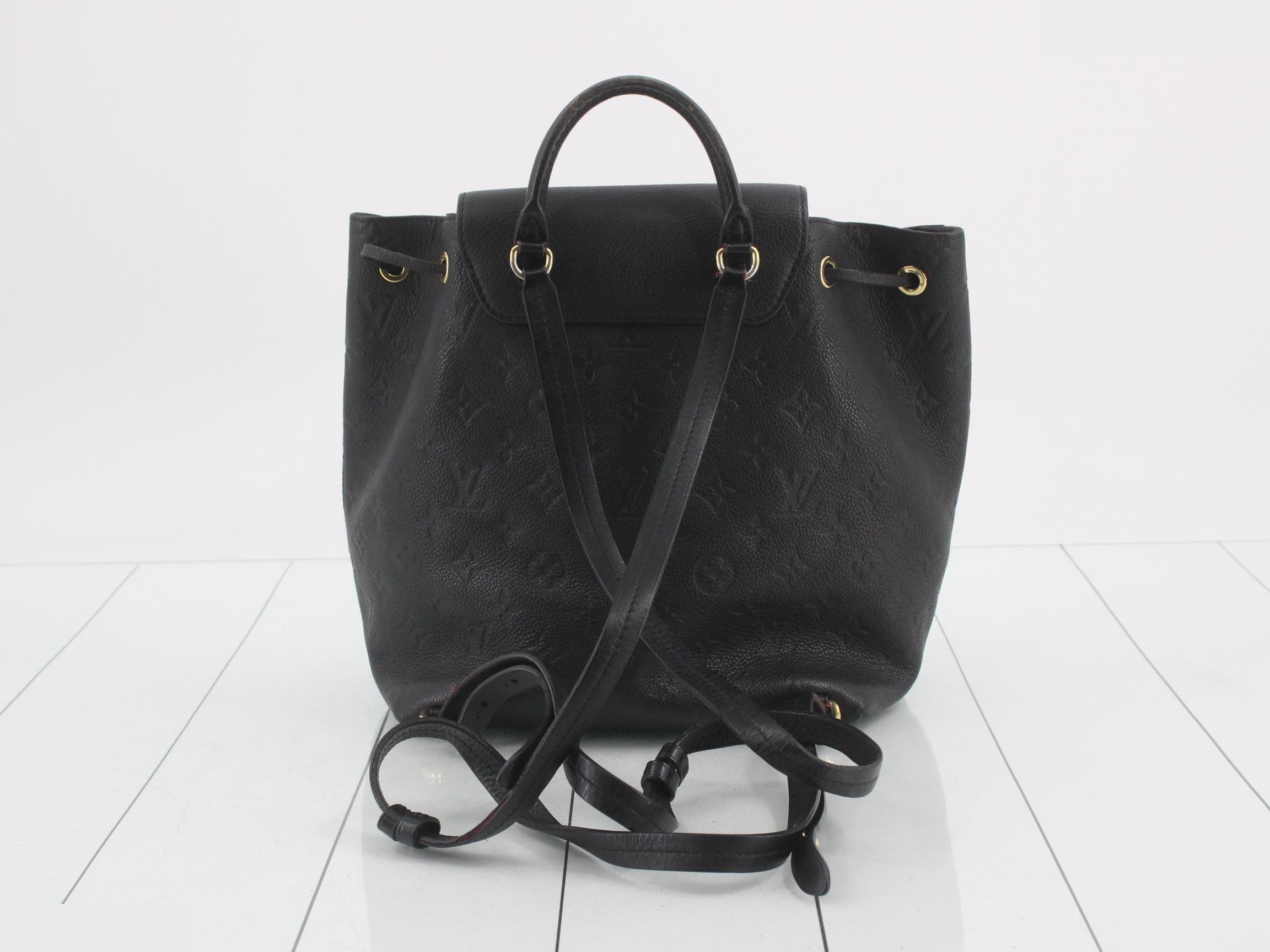 Montsouris Empreinte Backpack, Black — view 2