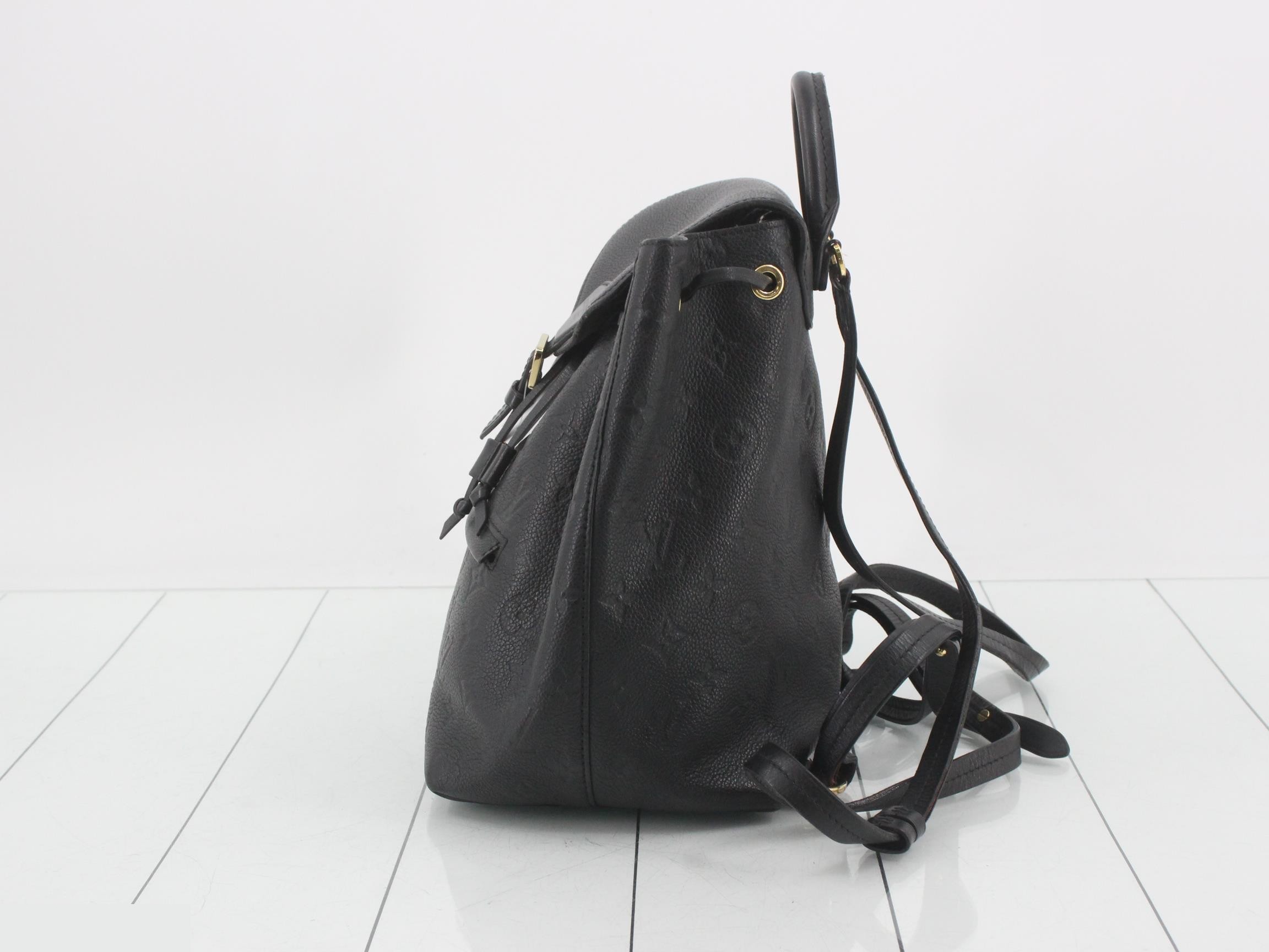 Montsouris Empreinte Backpack, Black — view 3