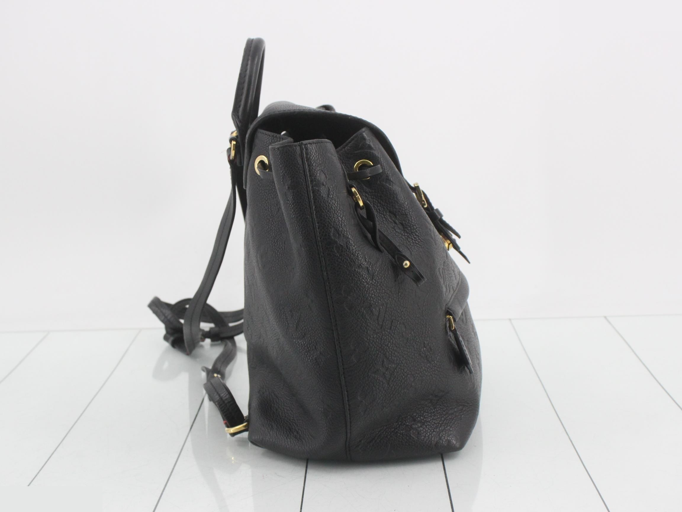 Montsouris Empreinte Backpack, Black — view 4