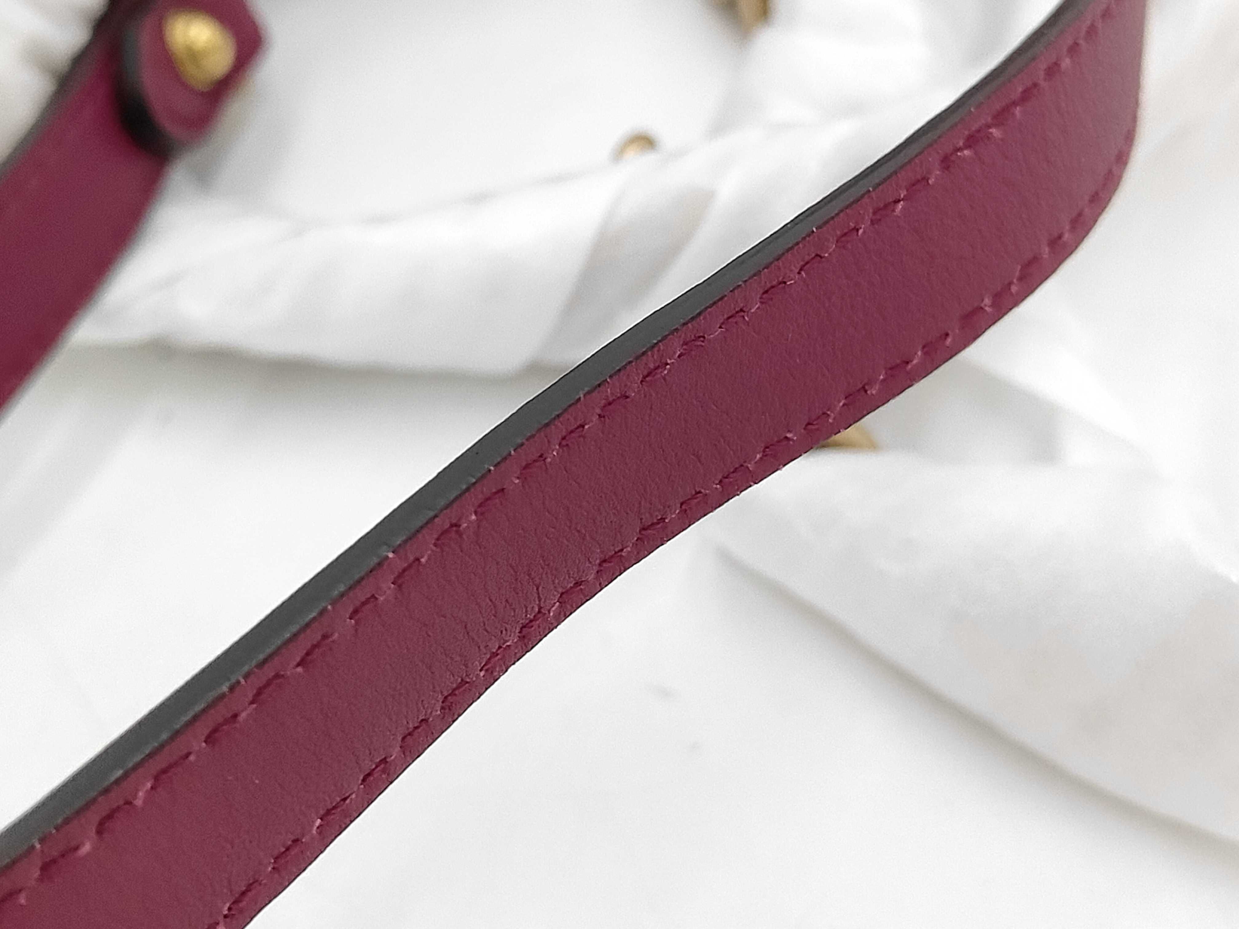 GG Marmont Small Plum Purple Velvet Shoulder Bag — view 6