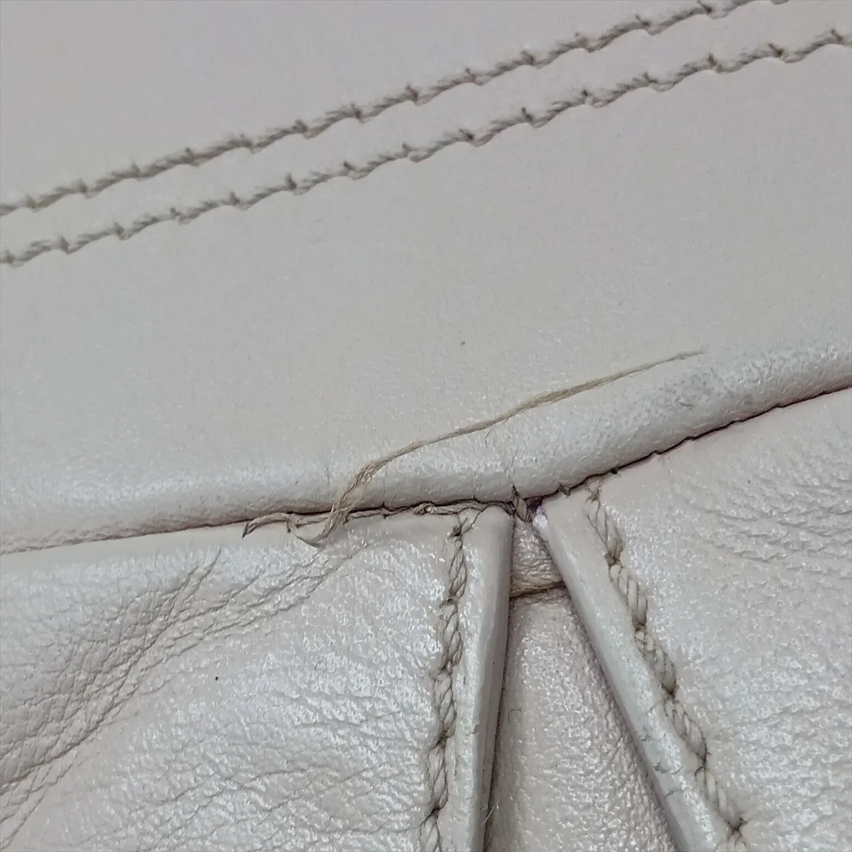 Bittersweet Leather Shoulder Bag, Beige — view 14