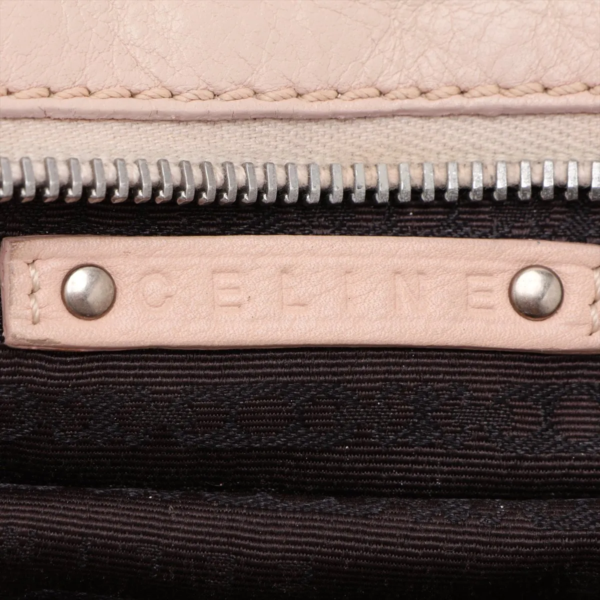 Bittersweet Leather Shoulder Bag, Beige — view 9