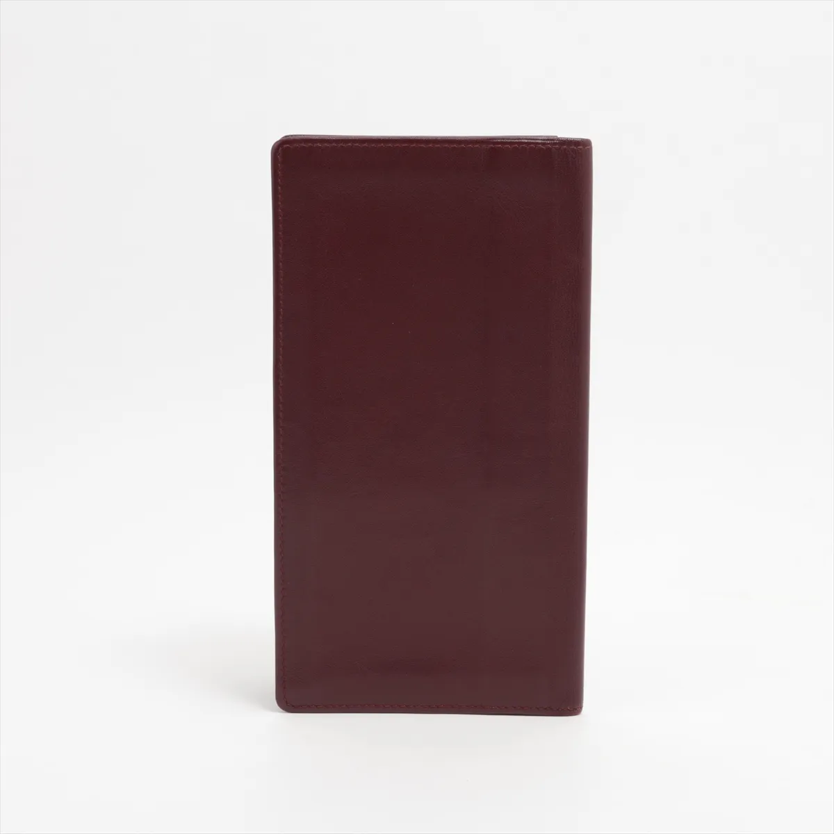 Mustline Leather Long Wallet Bordeaux — view 2