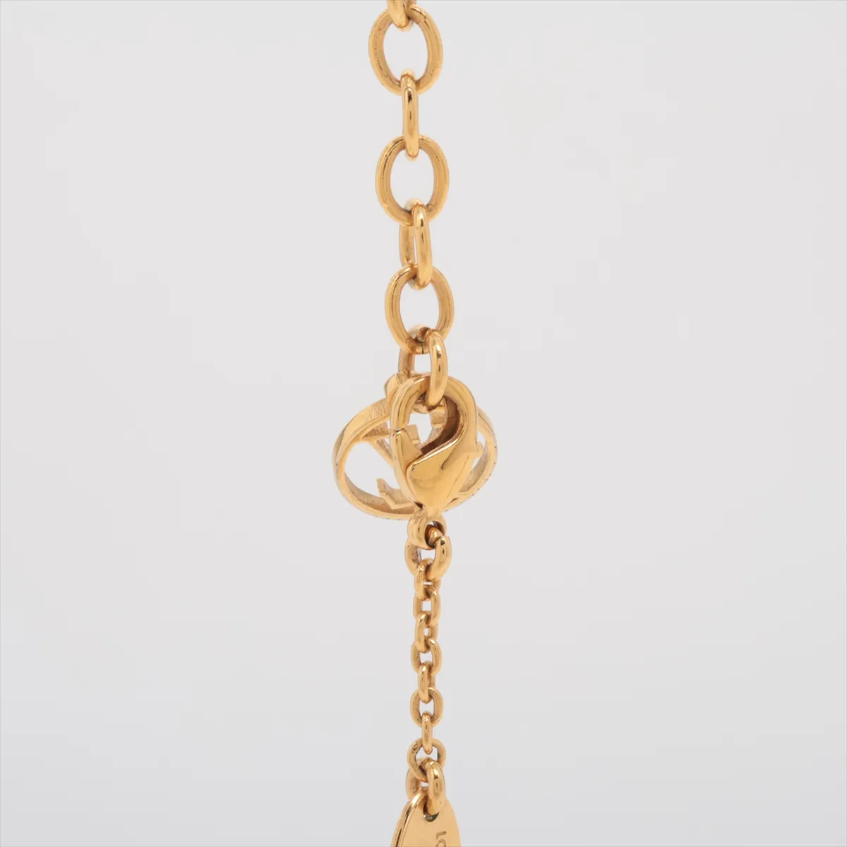 M61083 Essential V LE0178 Necklace, GP Gold, shows signs of wear, tarnishing, — view 3