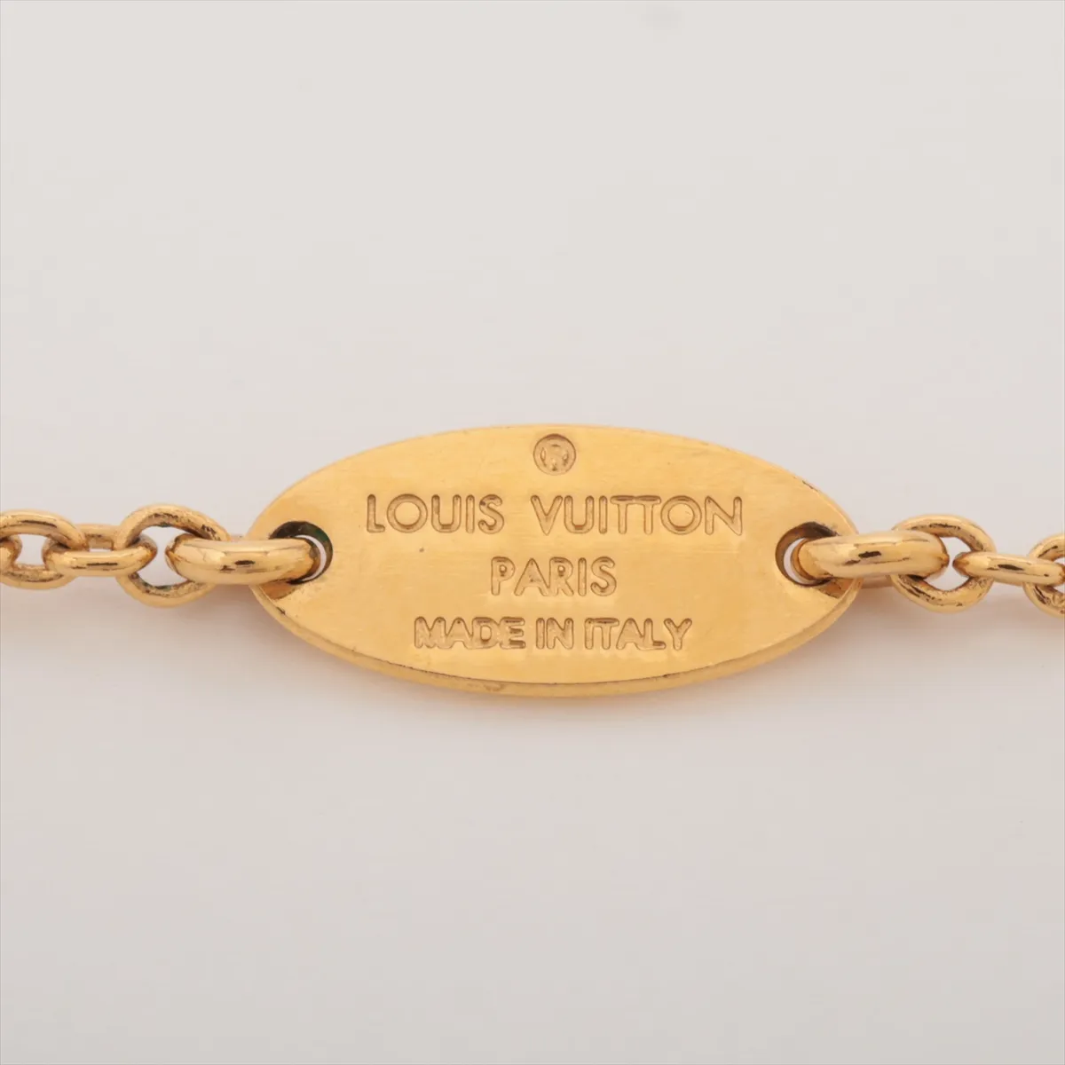 M61083 Essential V LE0178 Necklace, GP Gold, shows signs of wear, tarnishing, — view 4