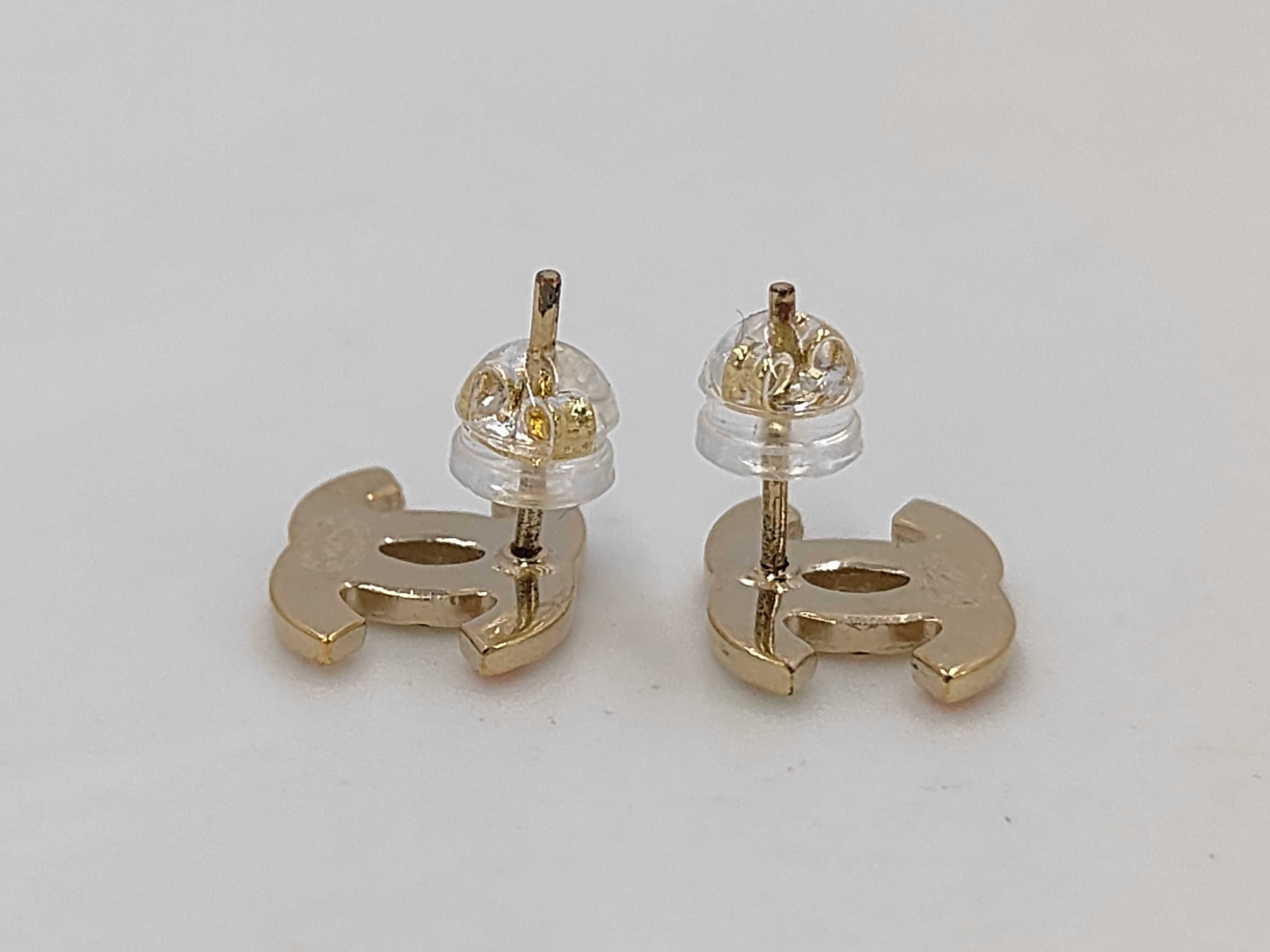 earrings, Coco Mark design, multi-colored stones, 04A. — view 3