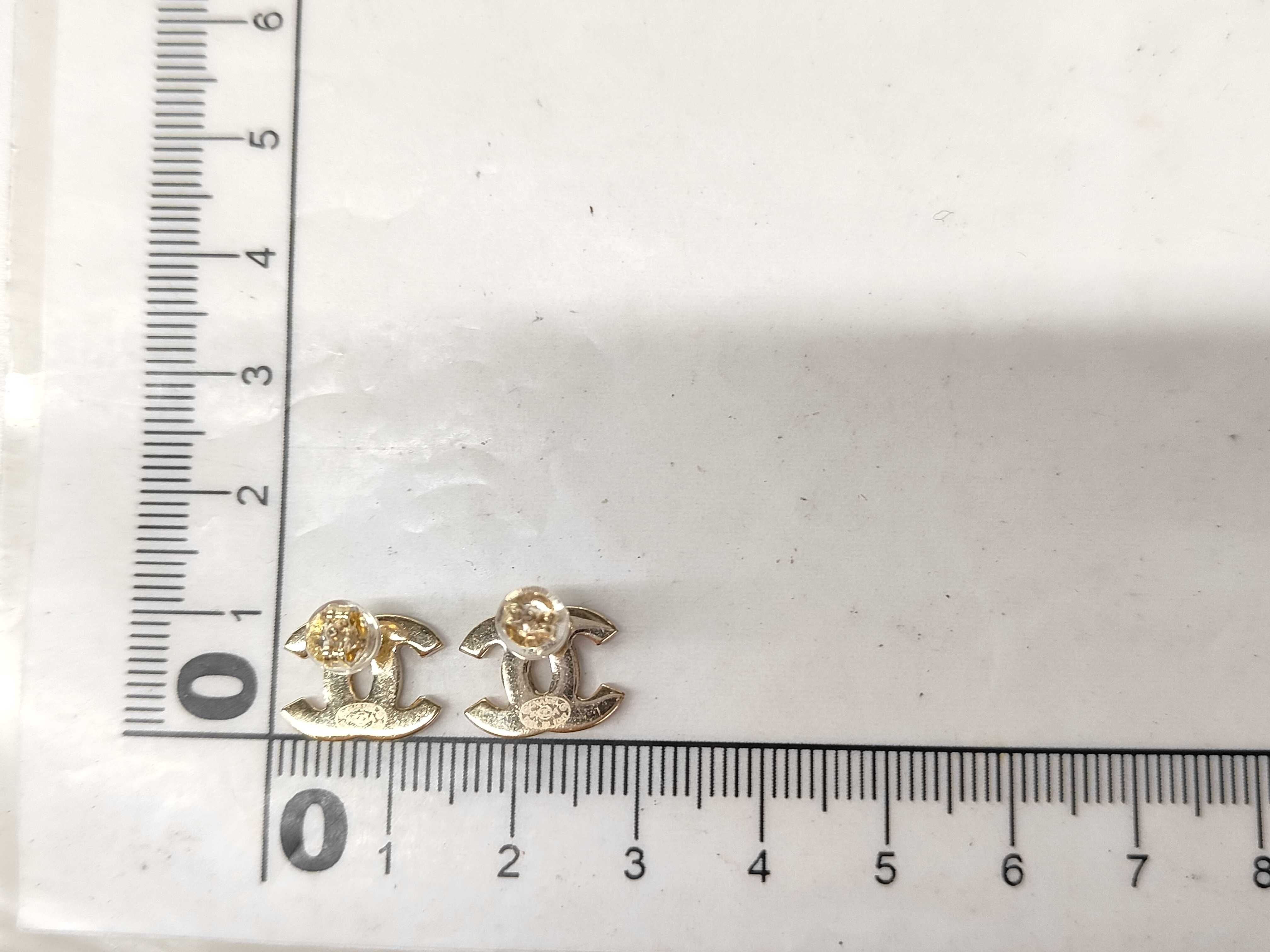 earrings, Coco Mark design, multi-colored stones, 04A. — view 7