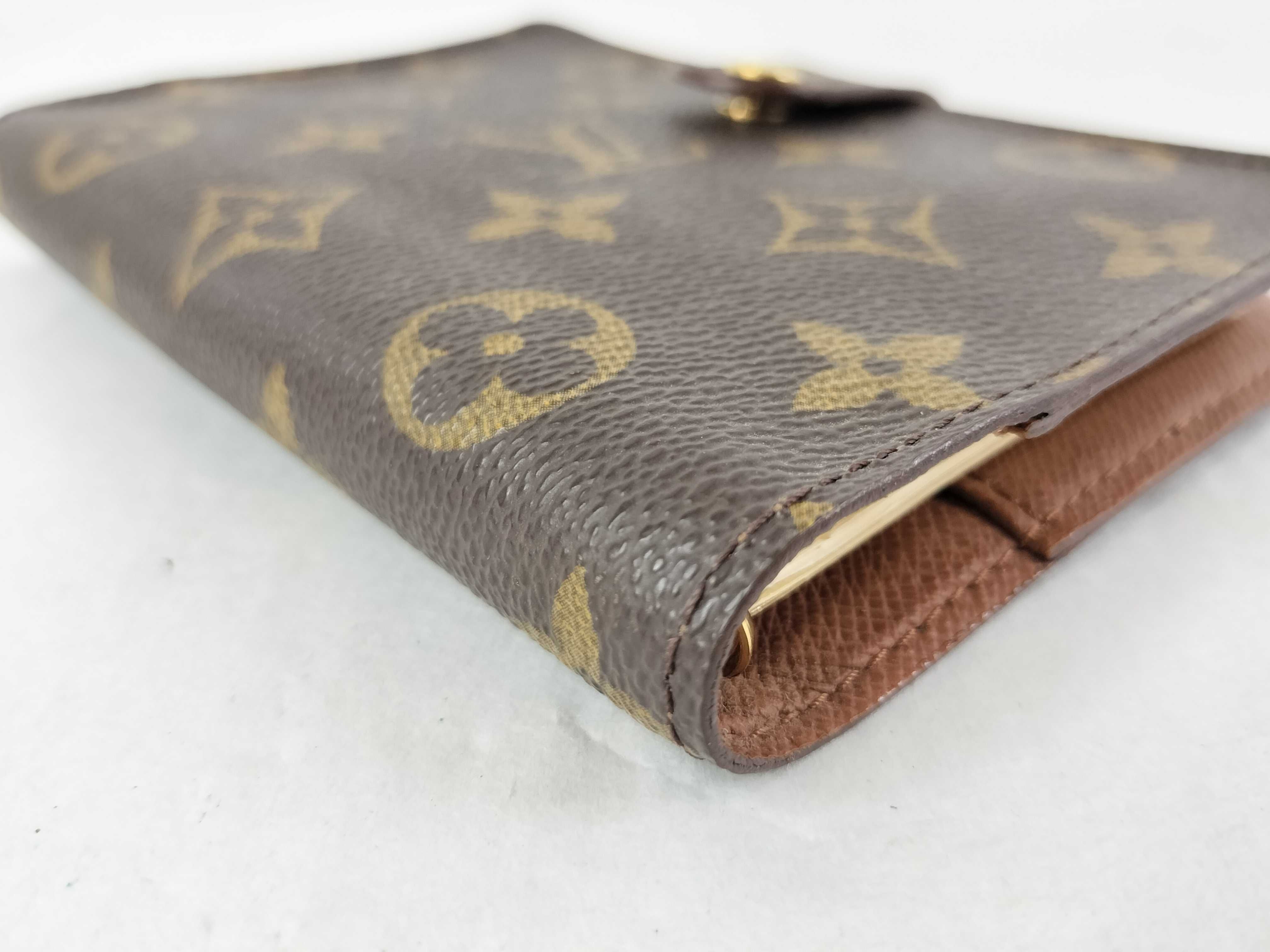 Monogram Agenda Notebook Cover with Booklet/Pen — view 3