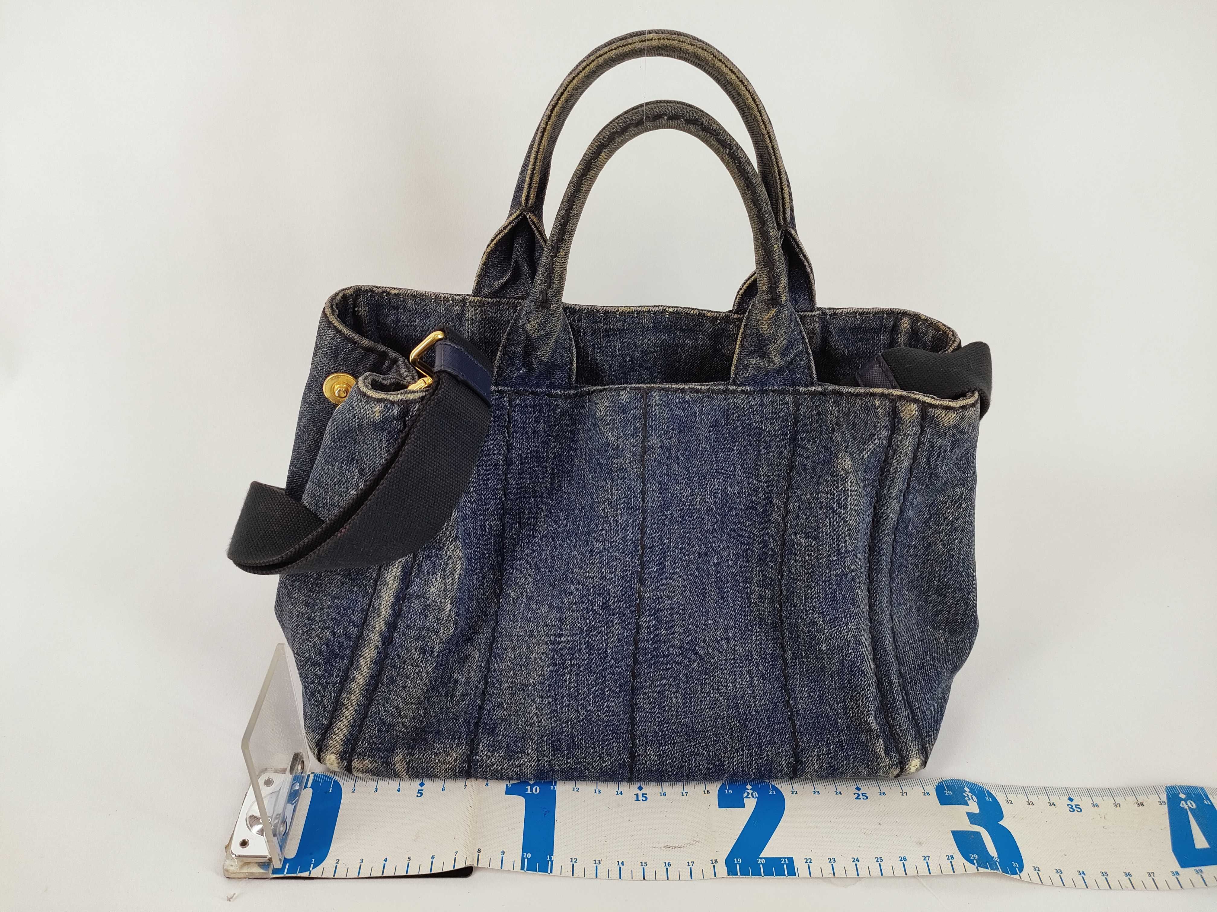 denim Canapa tote strap handbag — view 2