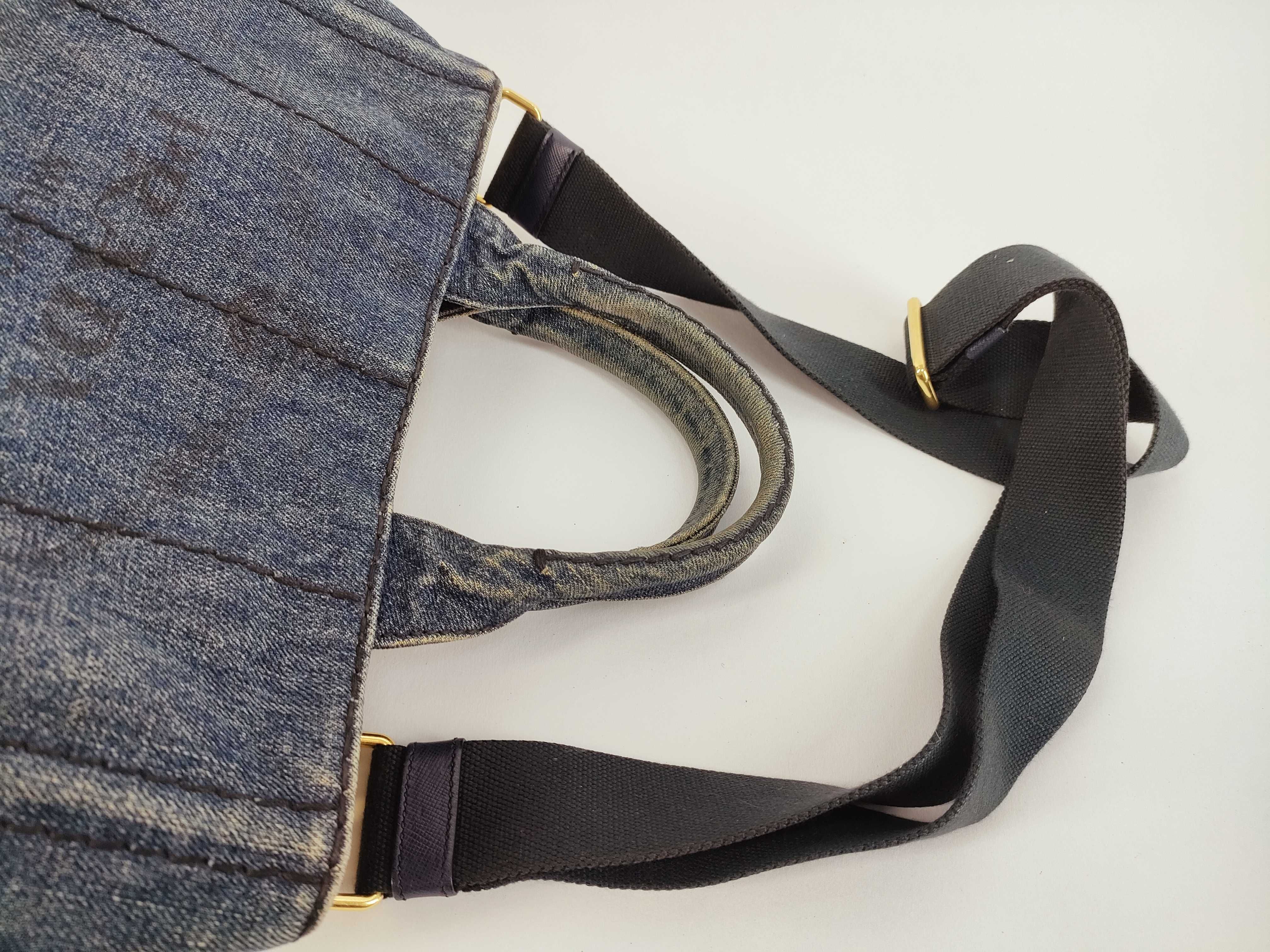 denim Canapa tote strap handbag — view 3