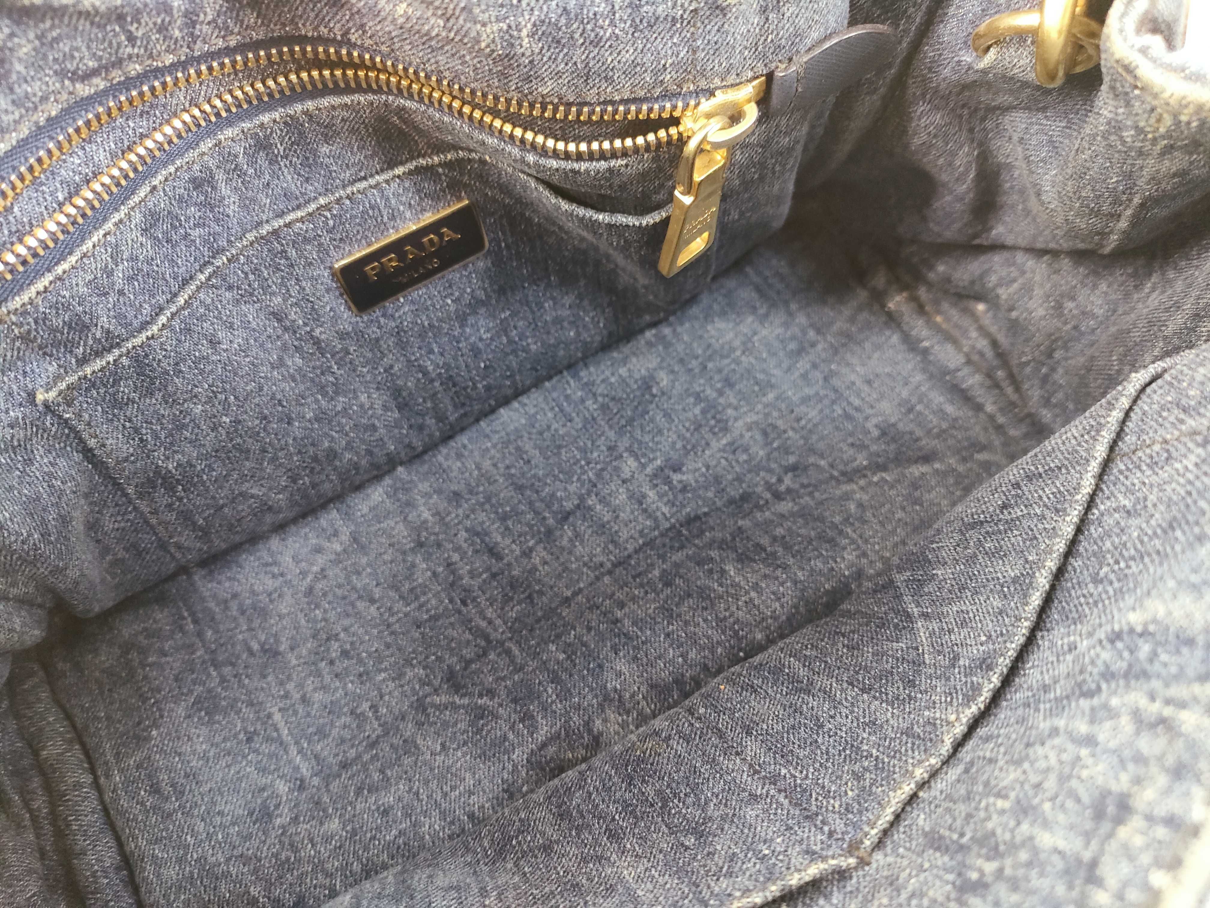 denim Canapa tote strap handbag — view 10
