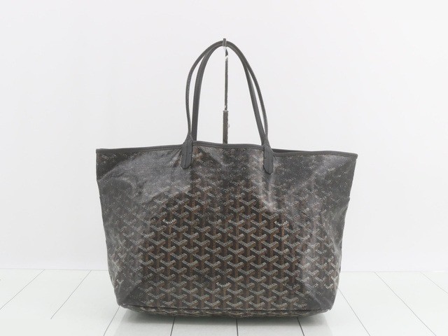 Saint Louis Black Tote Bag with Pouch — view 2
