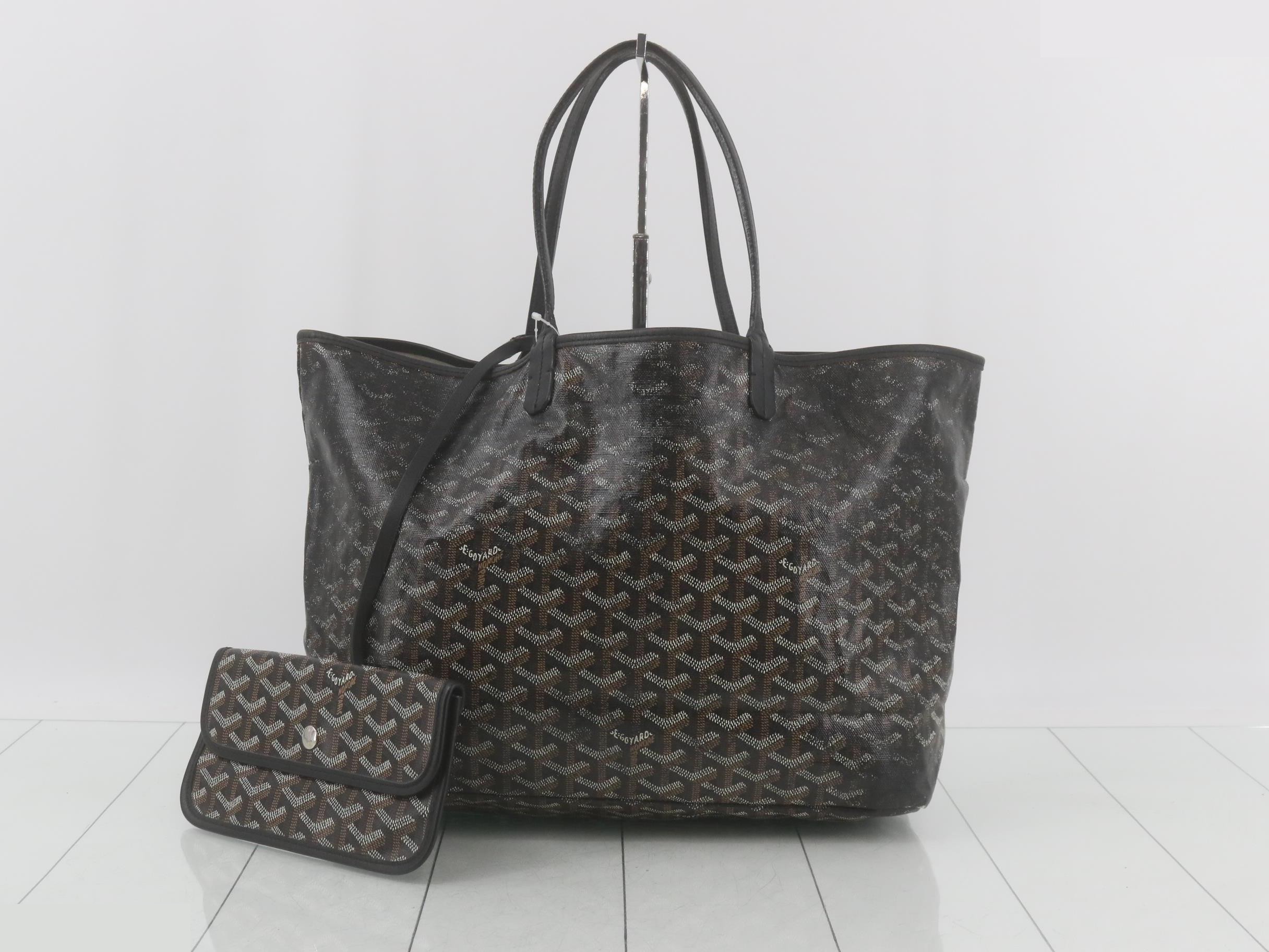 Saint Louis Black Tote Bag with Pouch — view 7