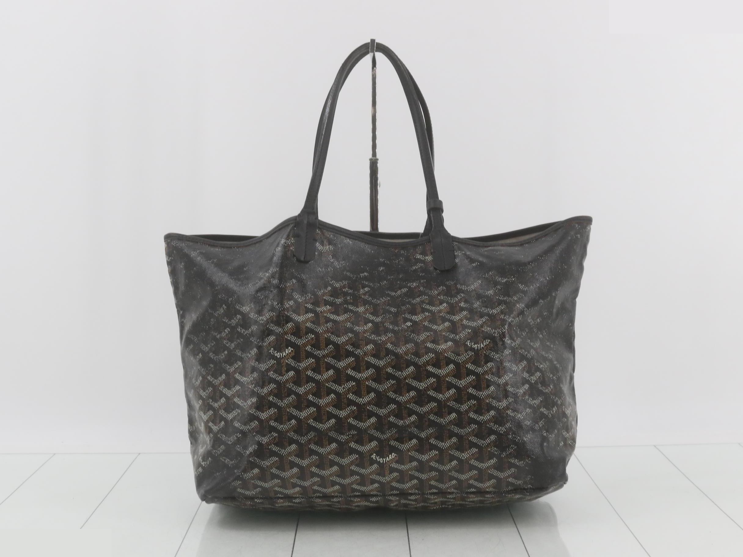 Saint Louis Black Tote Bag with Pouch — view 8