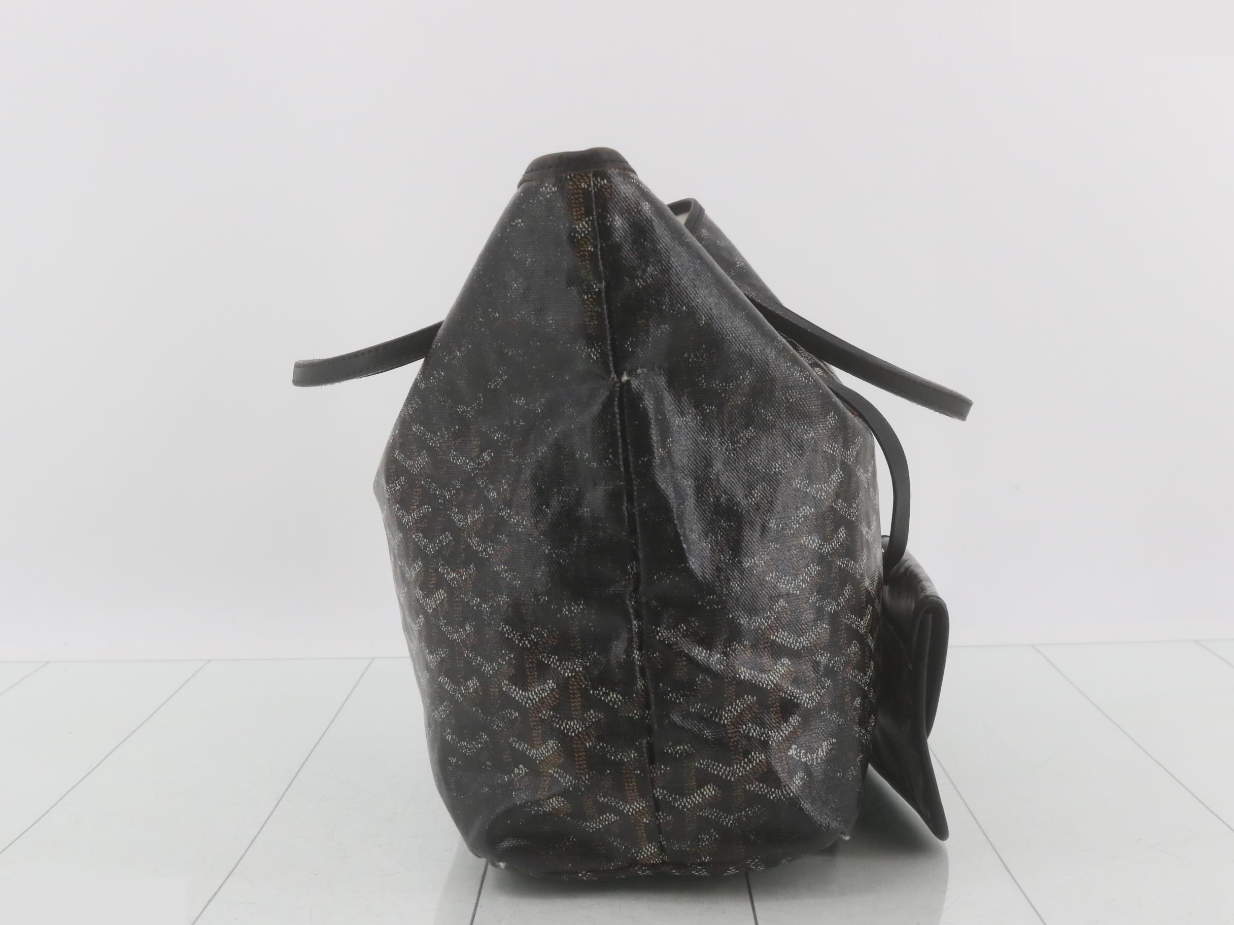 Saint Louis Black Tote Bag with Pouch — view 10