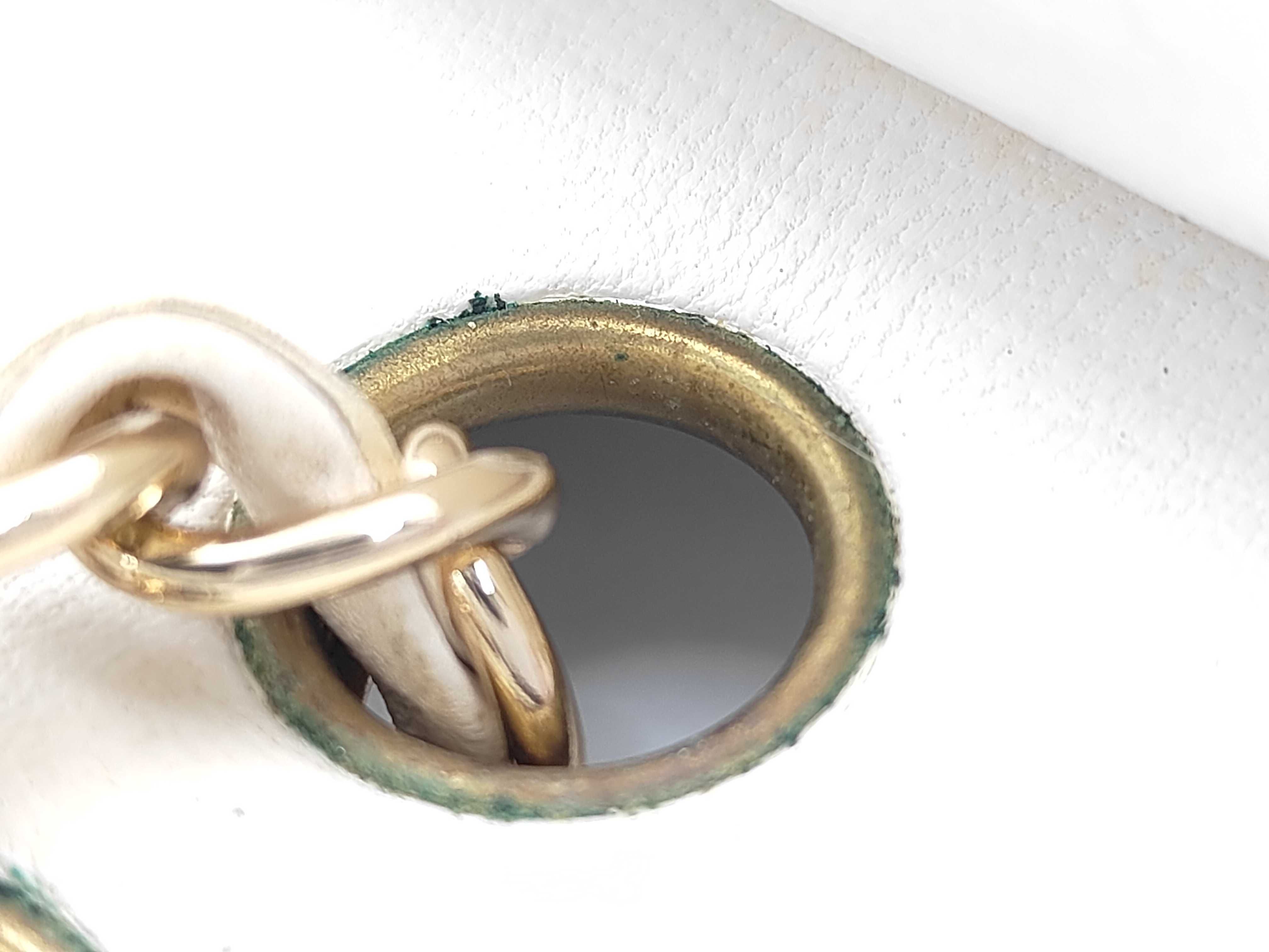 Double Flap Matelassé White Shoulder Bag — view 11