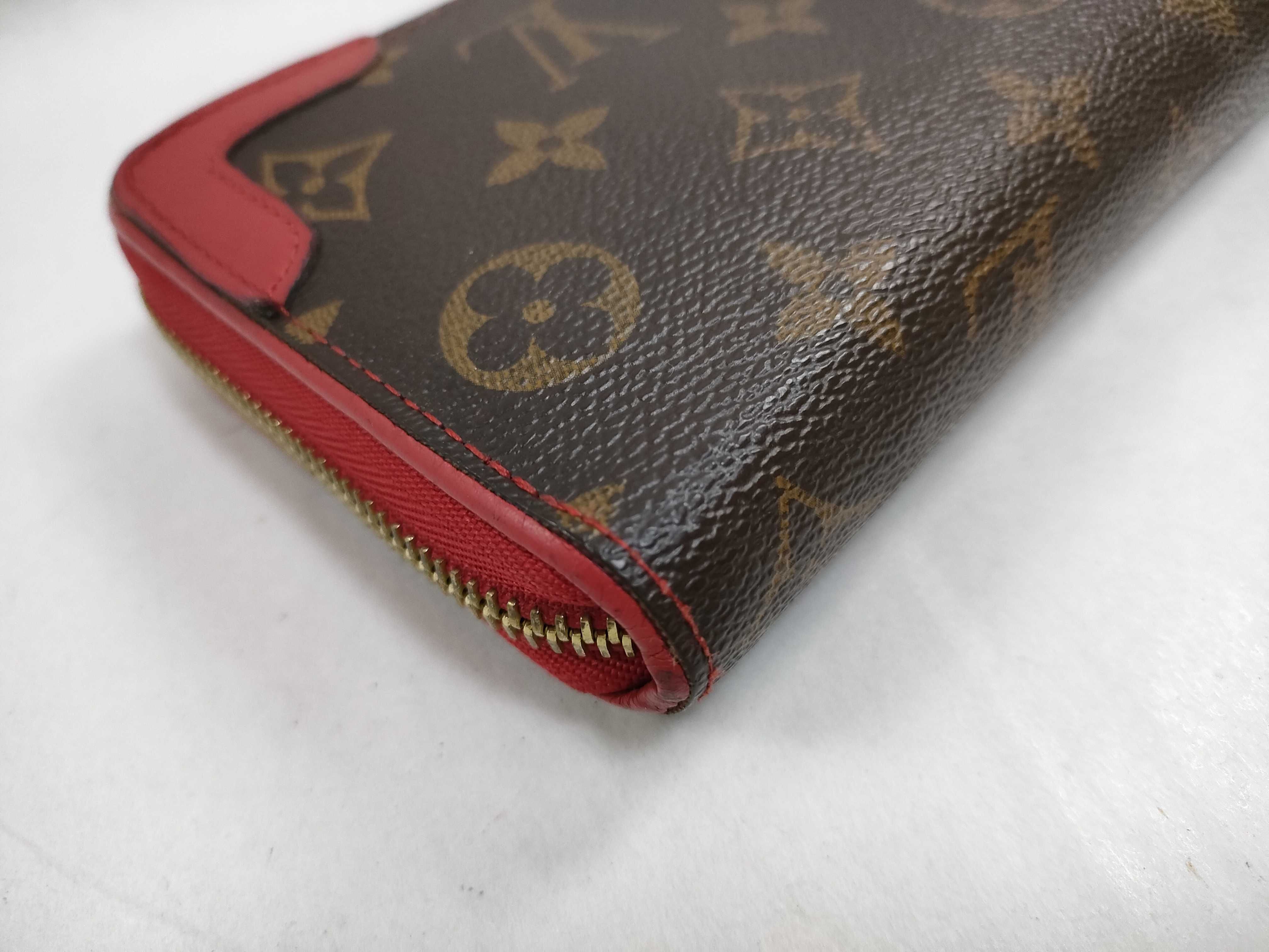 Monogram Louis Vuitton Monogram M61854 Zippy Wallet Retiro Coquelicot MI4156 Wallet — view 3