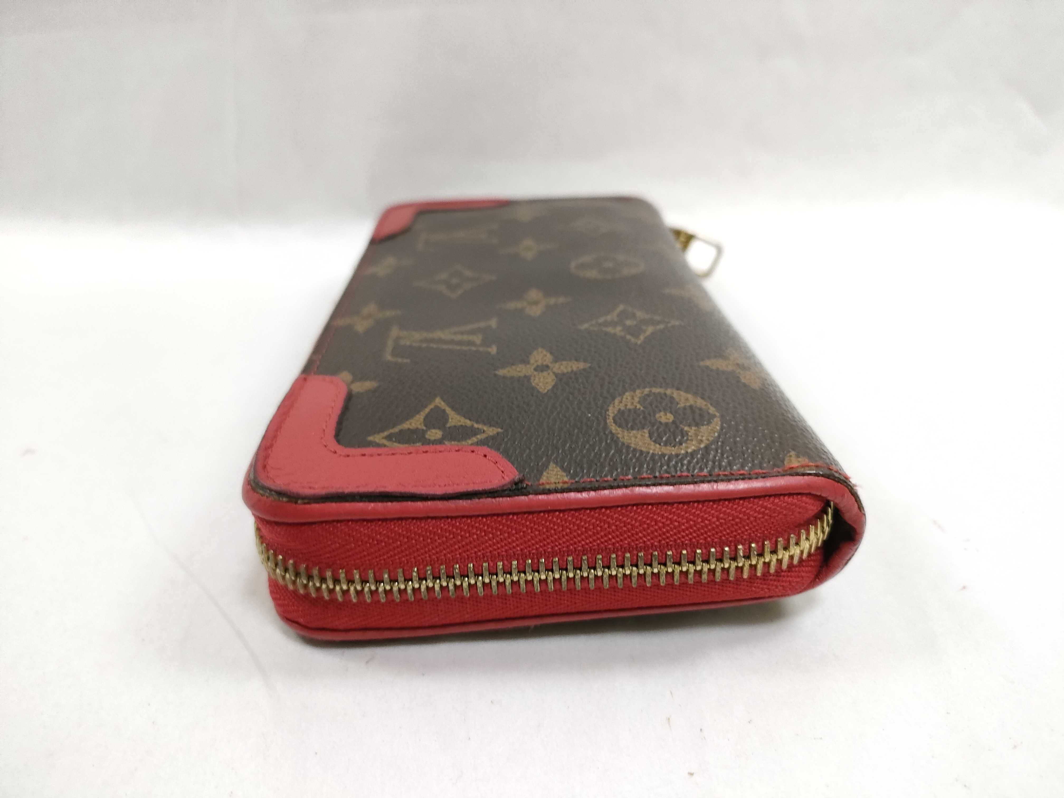 Monogram Louis Vuitton Monogram M61854 Zippy Wallet Retiro Coquelicot MI4156 Wallet — view 4