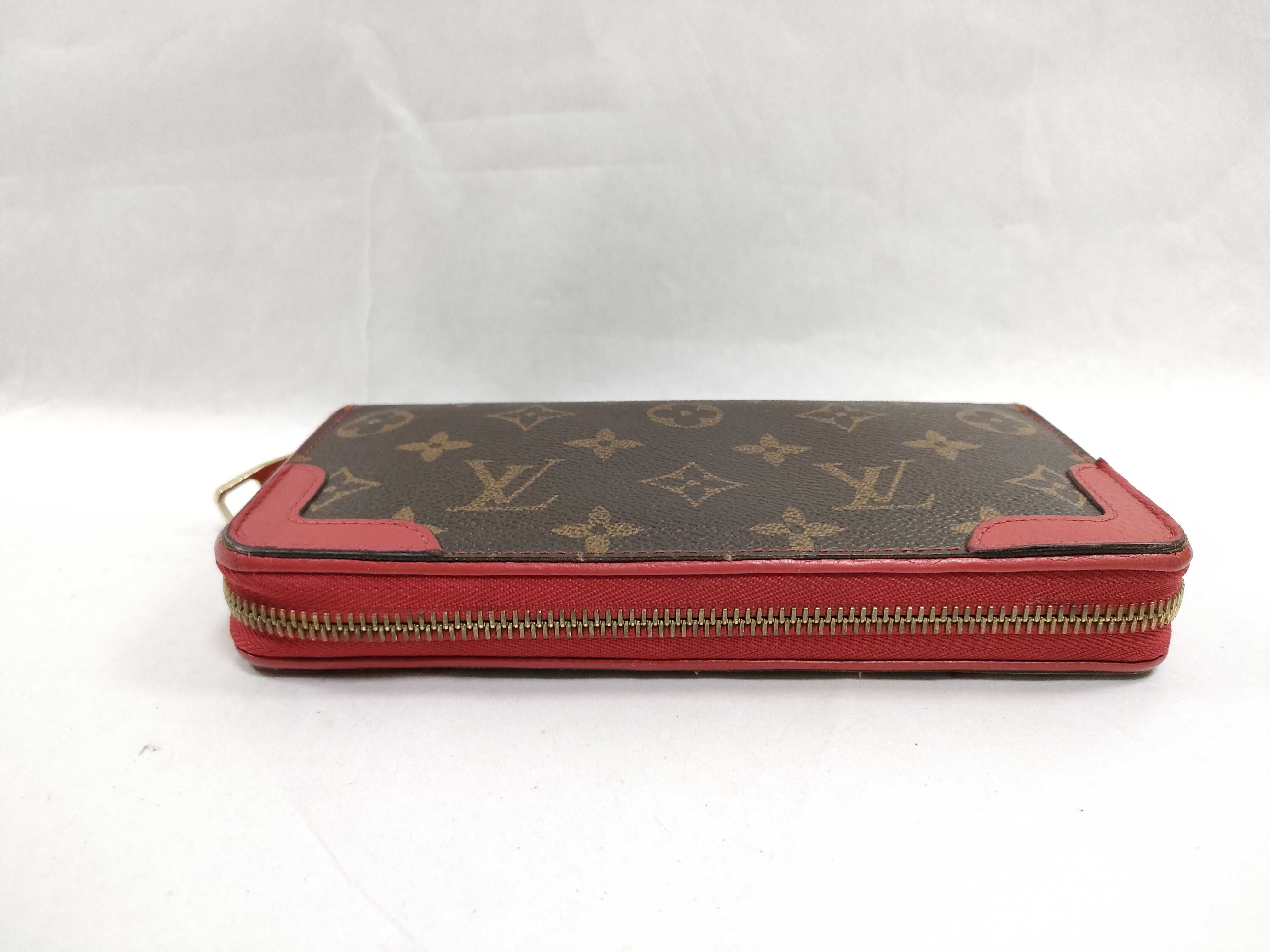 Monogram Louis Vuitton Monogram M61854 Zippy Wallet Retiro Coquelicot MI4156 Wallet — view 6