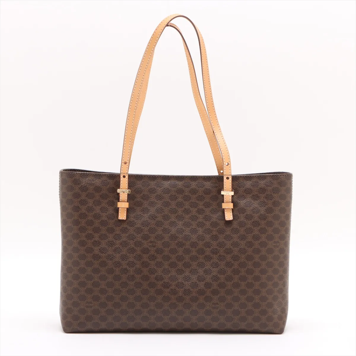 Macadam PVC x Leather Tote Bag Brown — view 2