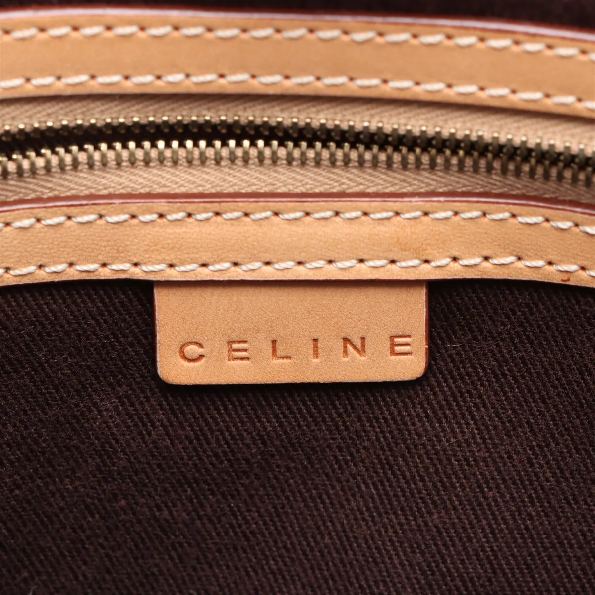 Macadam PVC x Leather Tote Bag Brown — view 11