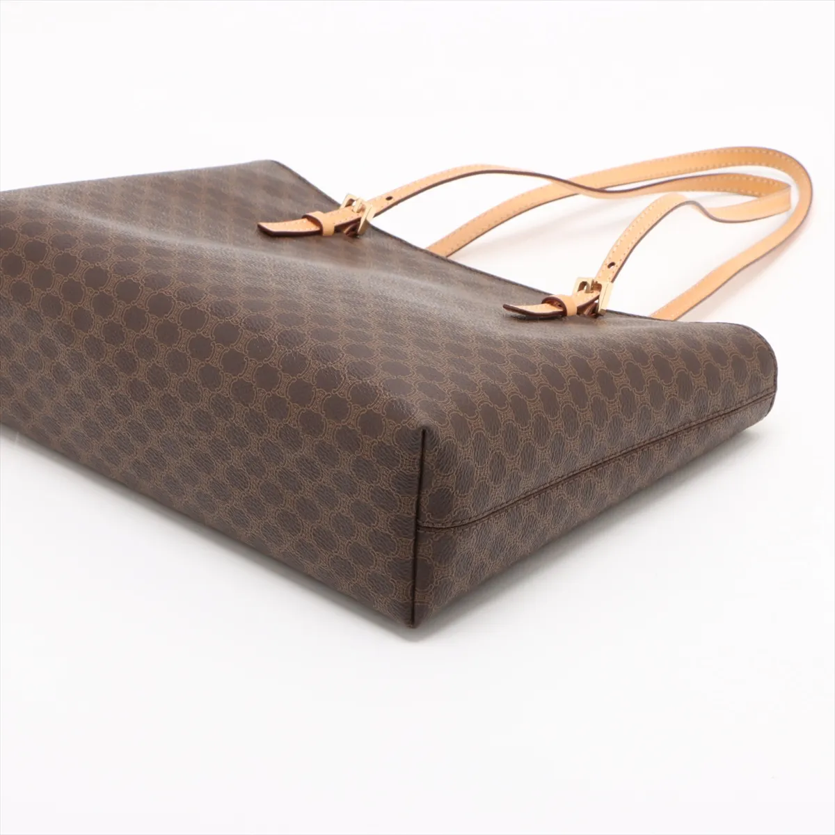 Macadam PVC x Leather Tote Bag Brown — view 3