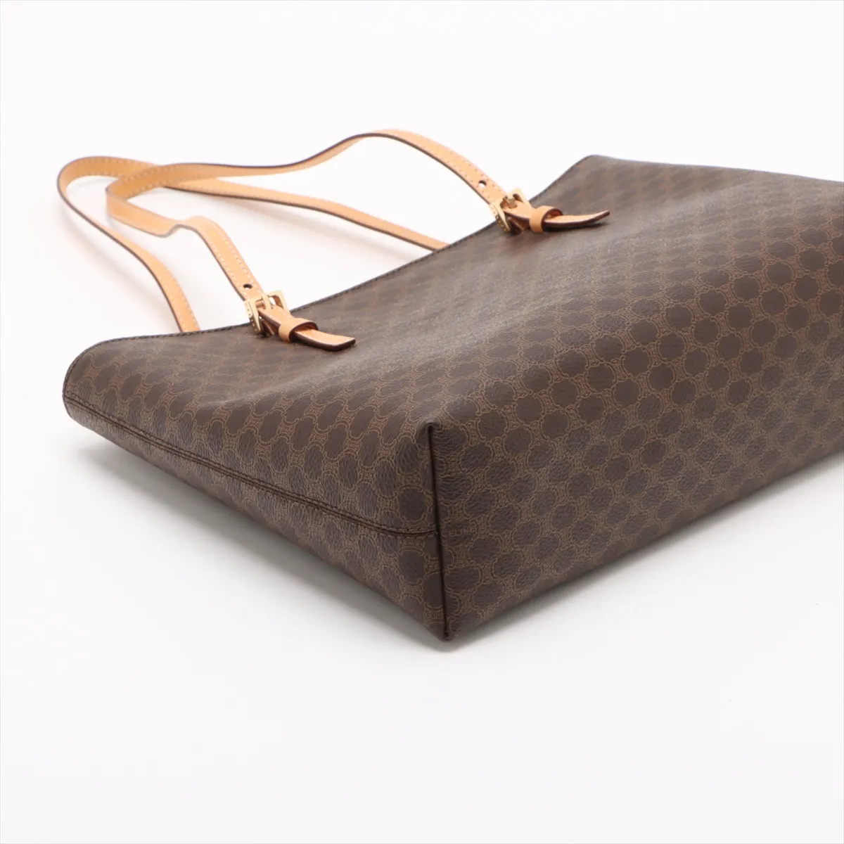 Macadam PVC x Leather Tote Bag Brown — view 4