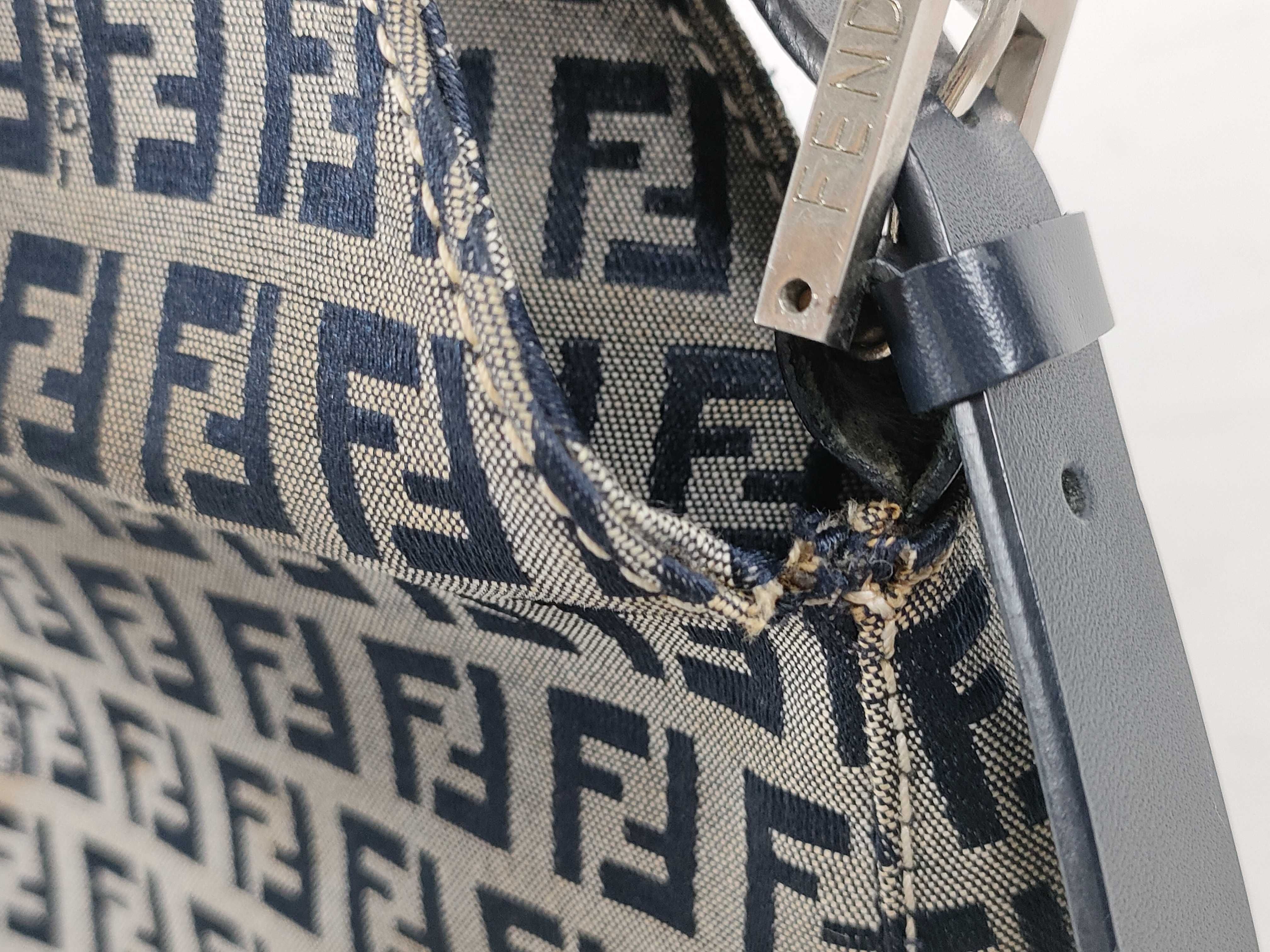 Mamma Fendi Zucca Shoulder Bag — view 15