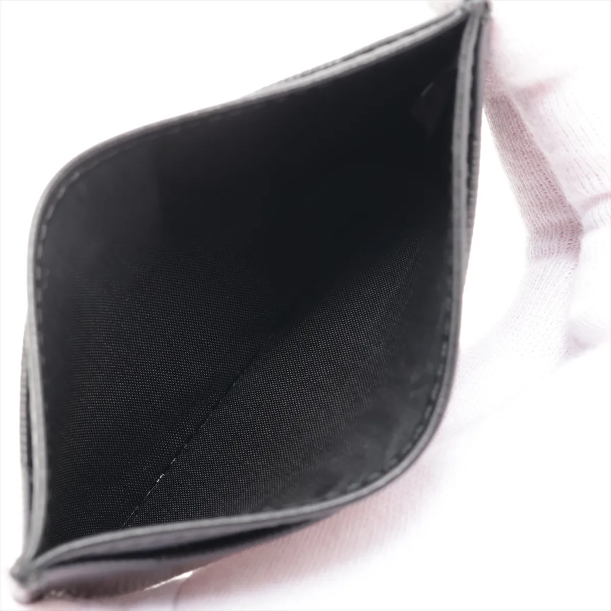 Vitello Move 1MC208 Leather Card Case, Black — view 4
