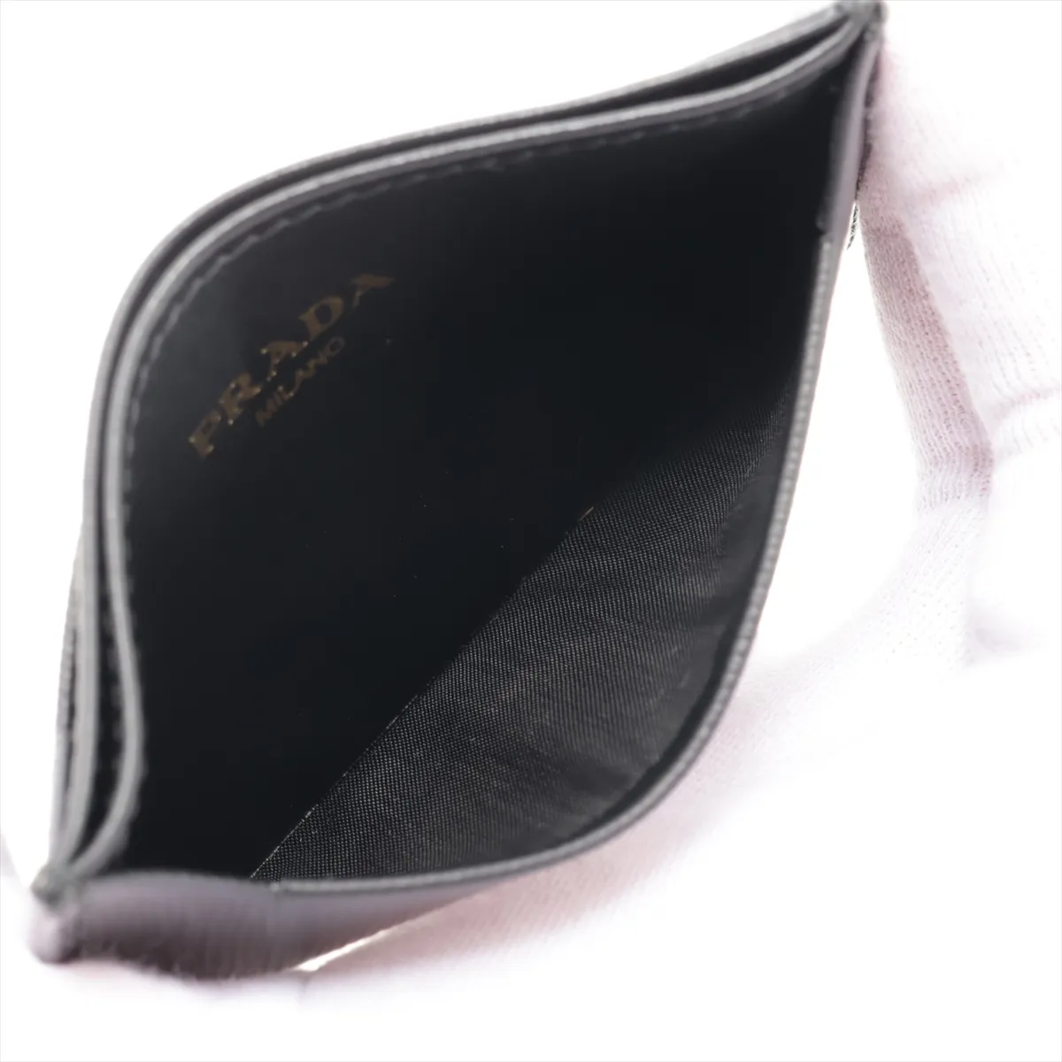 Vitello Move 1MC208 Leather Card Case, Black — view 5