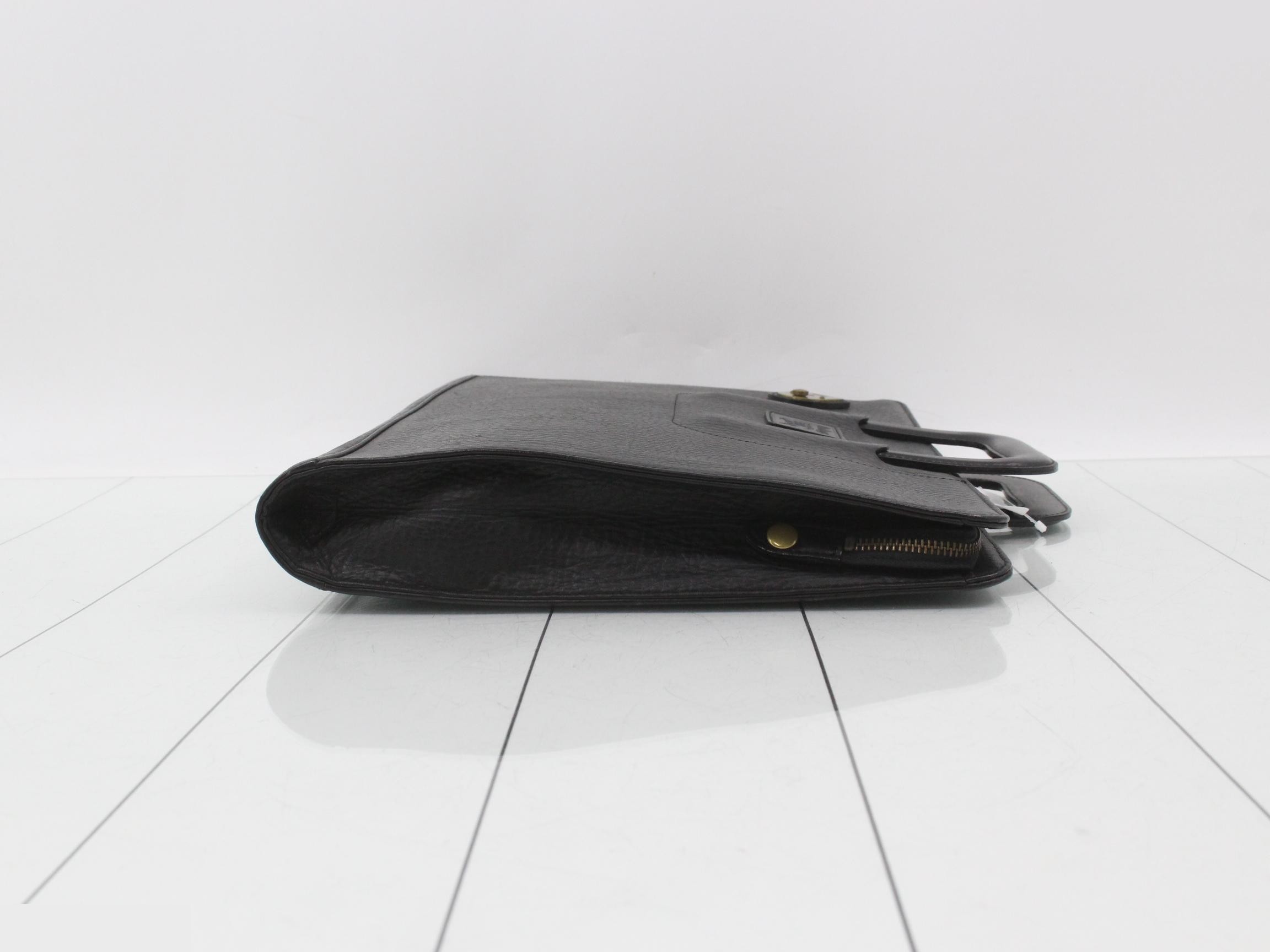 Leather business bag — view 3