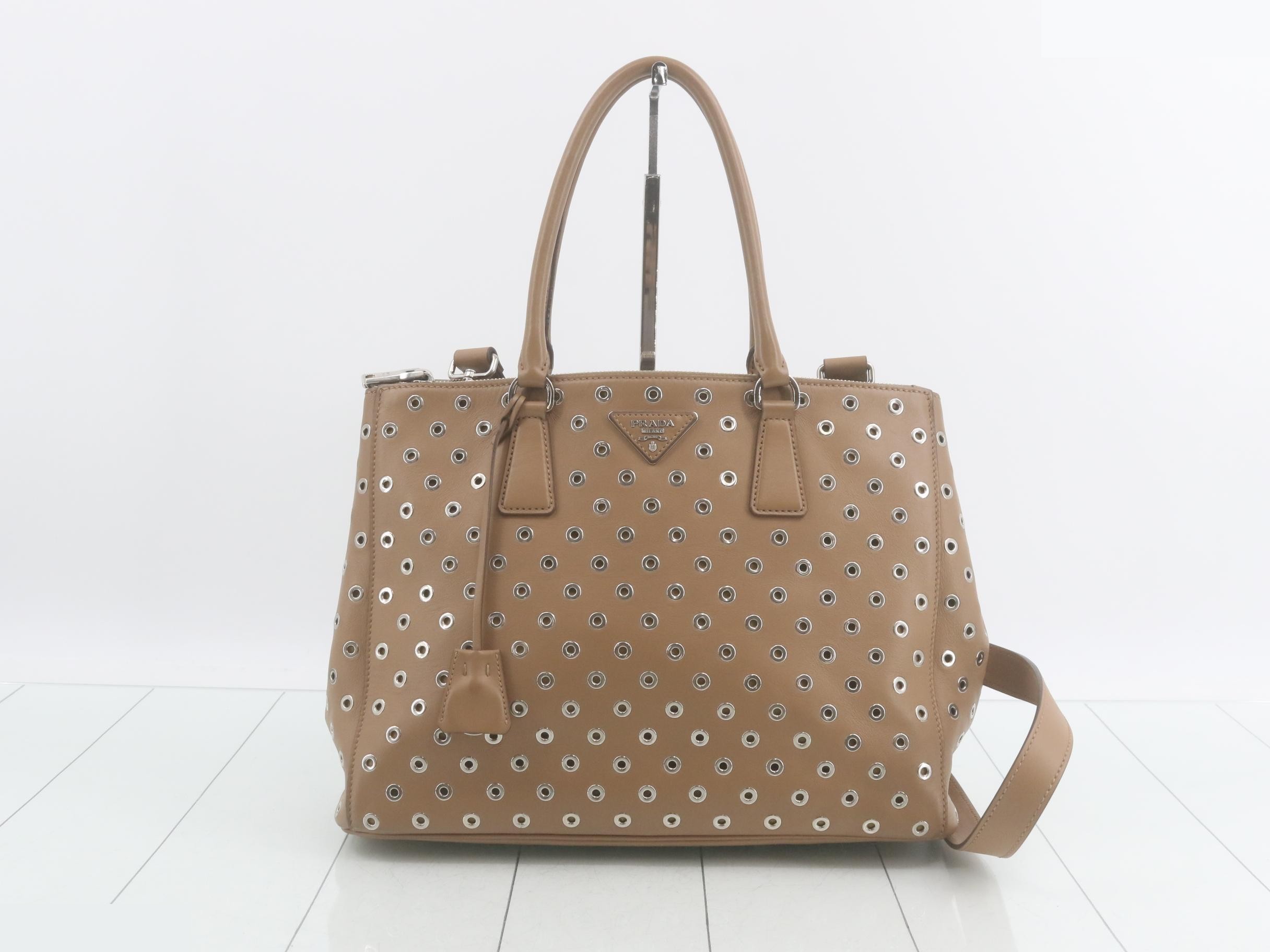 Galleria Perforated Shoulder Bag