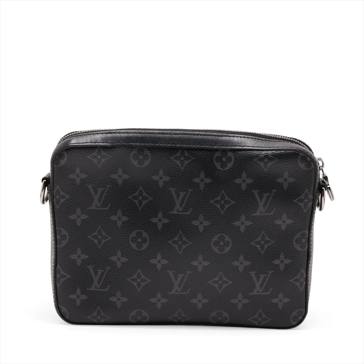 Monogram Eclipse Trio Messenger M69443 Black, pouch missing, RFID detected. — view 3