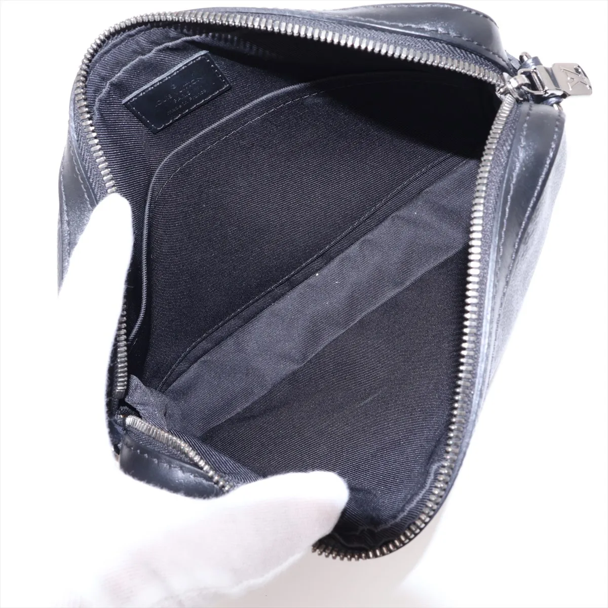 Monogram Eclipse Trio Messenger M69443 Black, pouch missing, RFID detected. — view 8