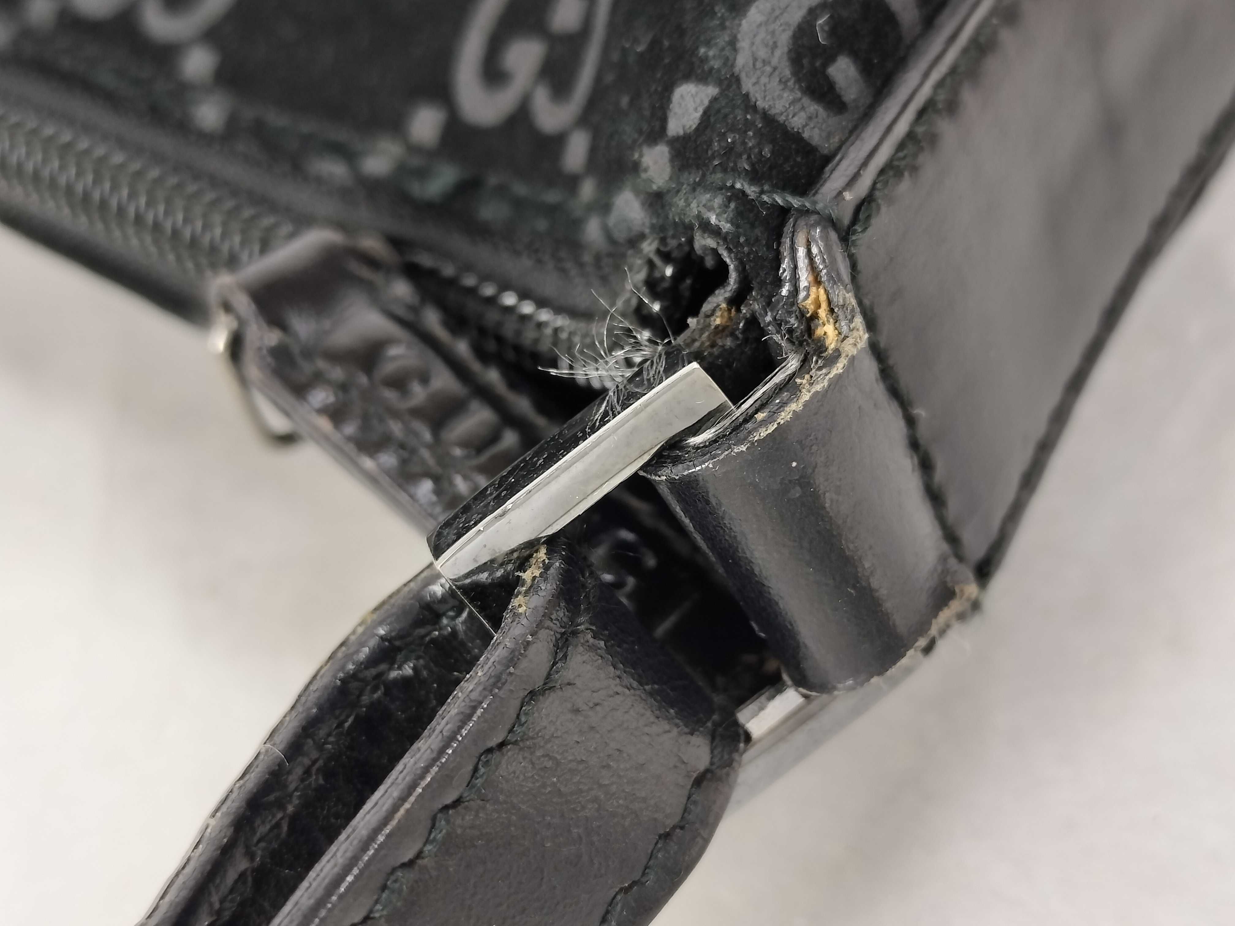 GG Canvas Suede Shoulder Bag — view 5
