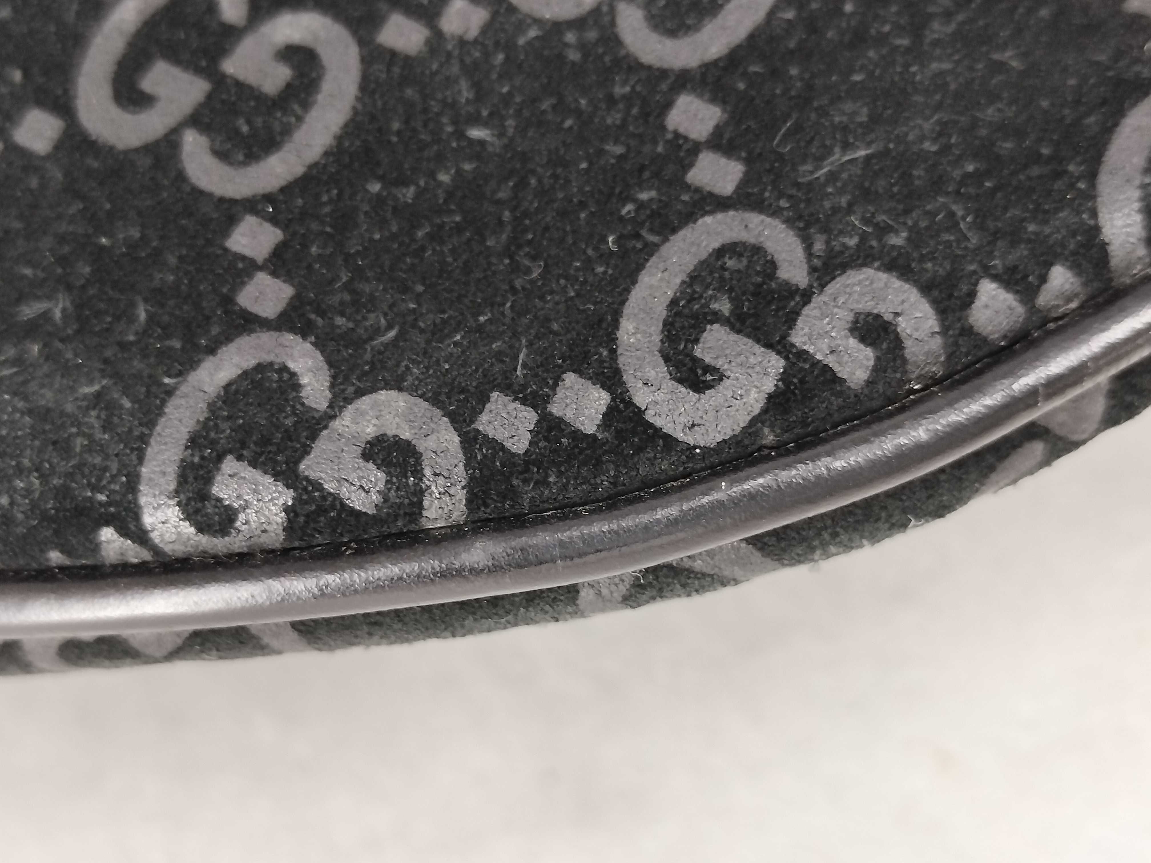 GG Canvas Suede Shoulder Bag — view 7