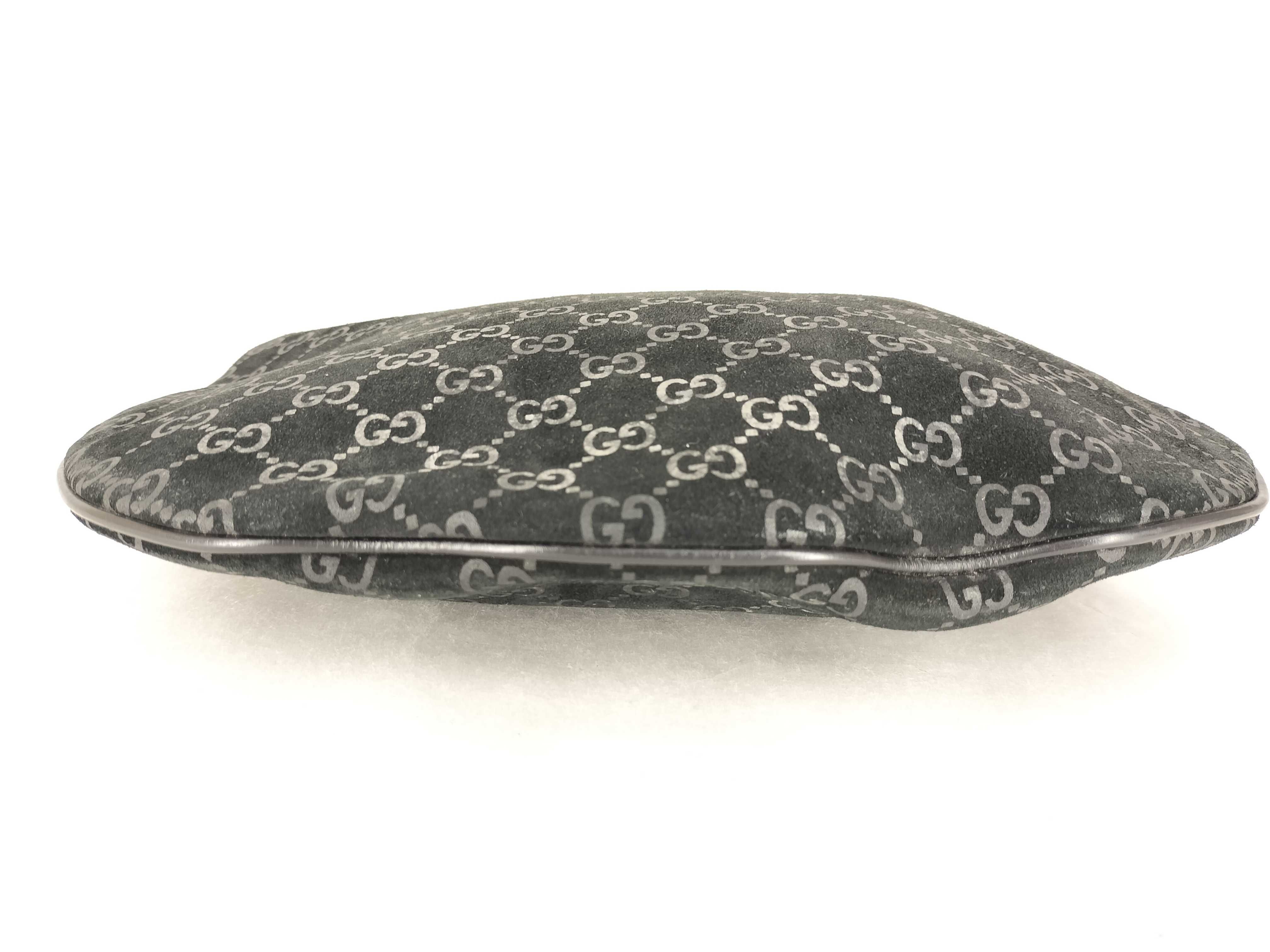 GG Canvas Suede Shoulder Bag — view 8