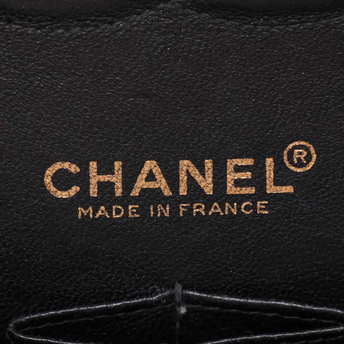 [Individually packaged] Chanel Matelassé 25 Caviar Skin Double Flap Double Chain Bag, Black with Gold Hardware, 7571628, Series 7, Internal stitching by an aftermarket company, A01112 — view 14