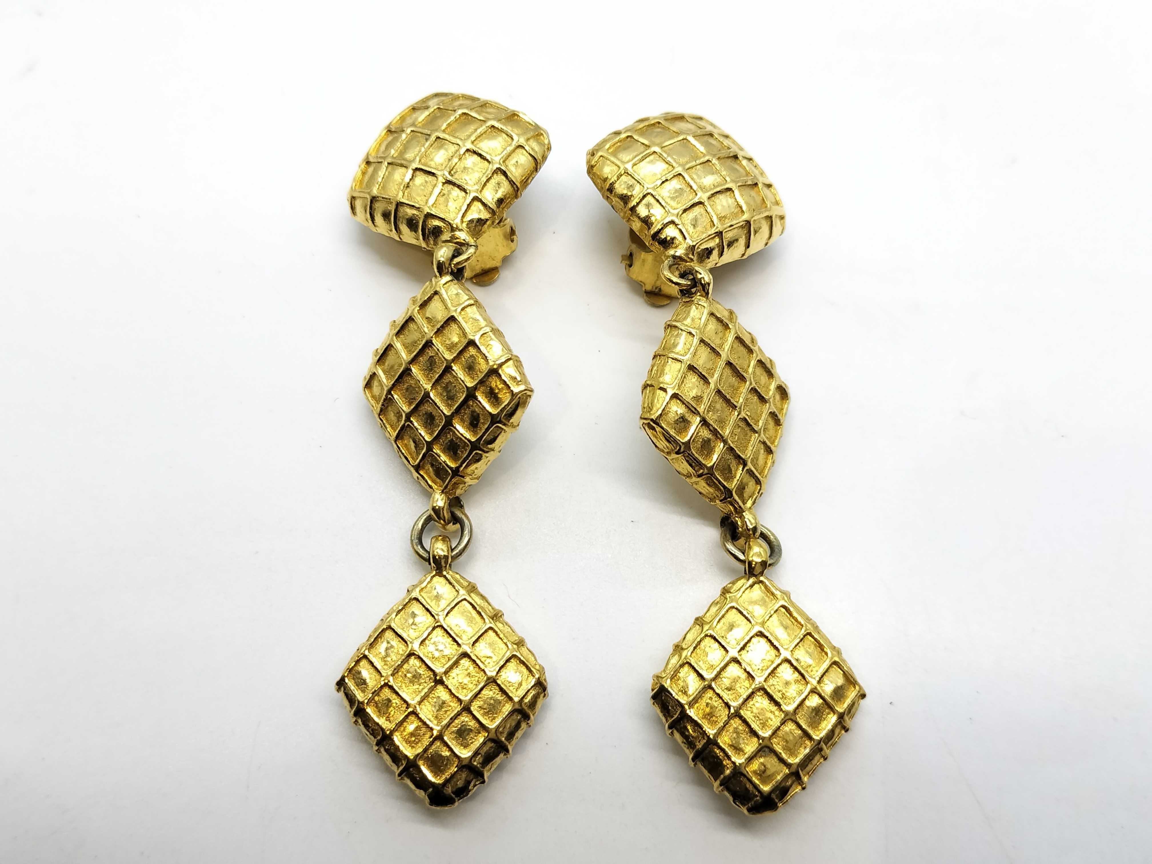 Triple Matelassé Earrings