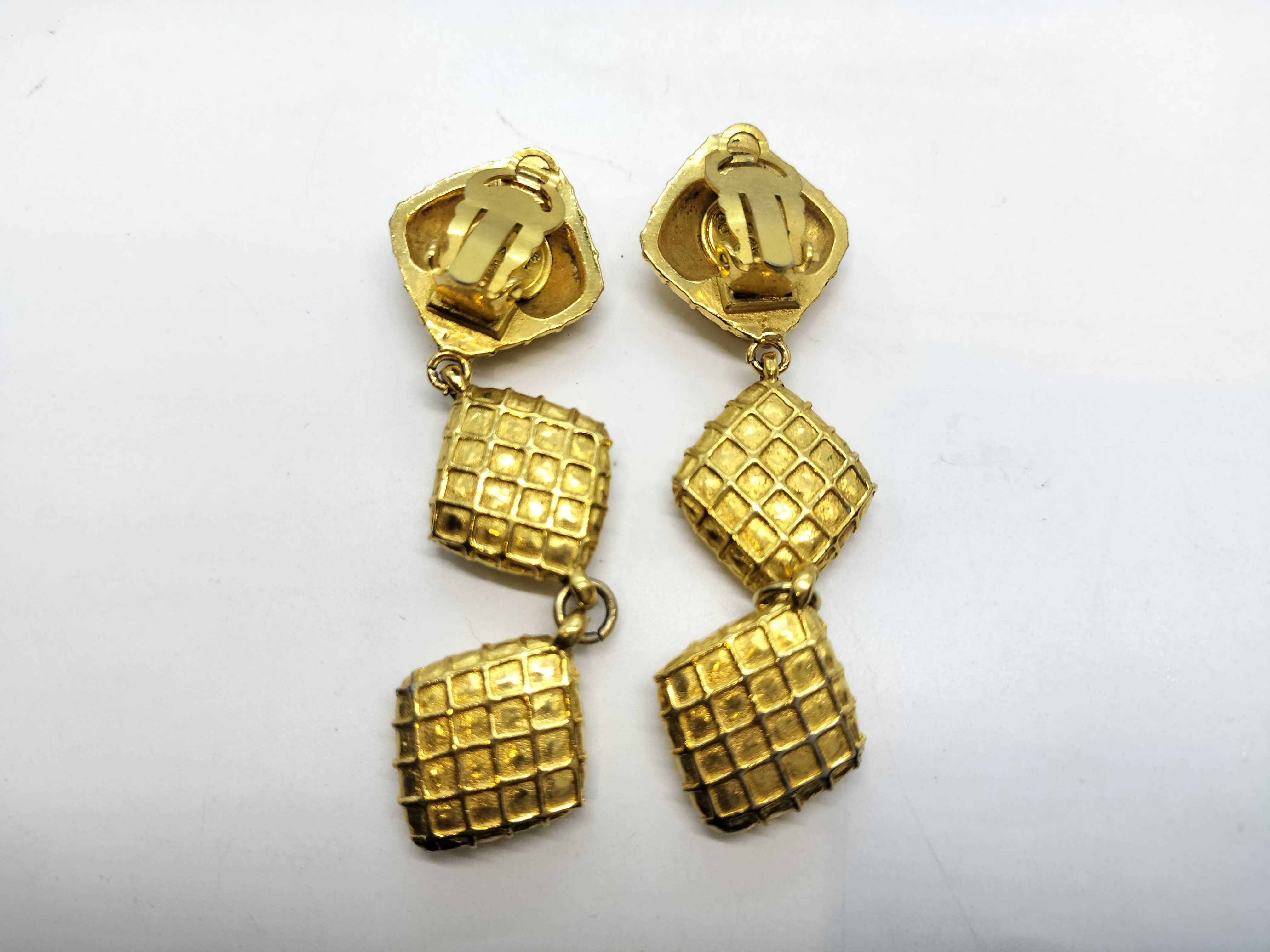 Triple Matelassé Earrings — view 2