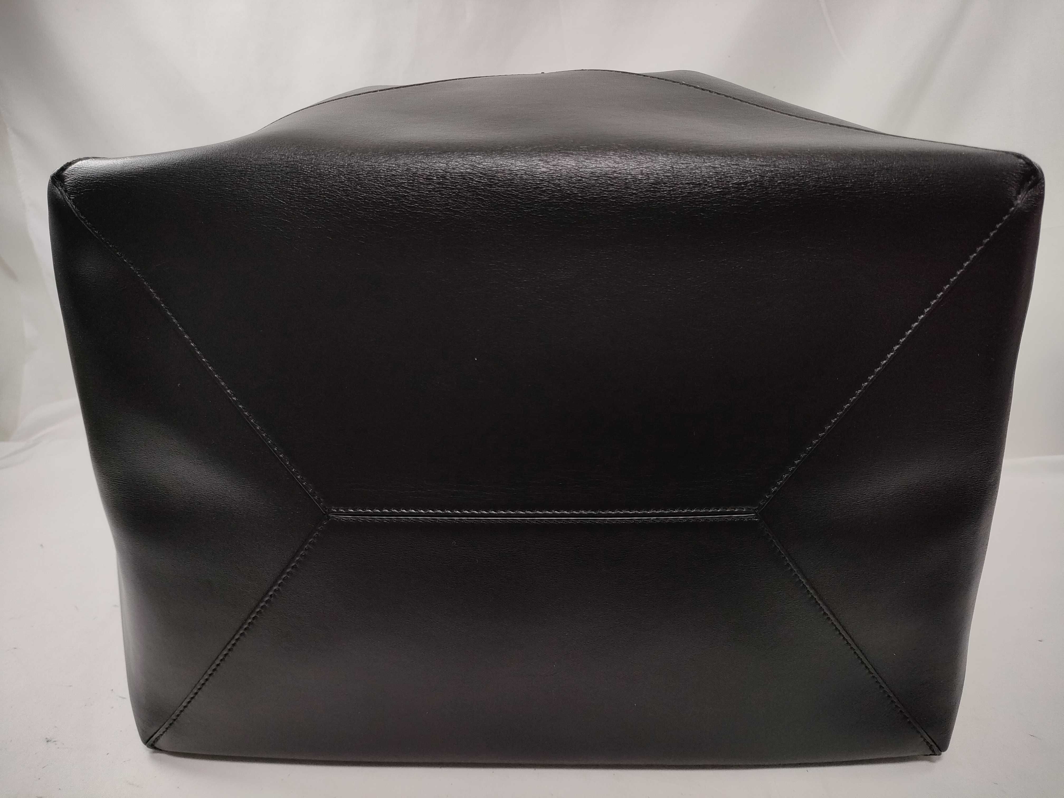 Puzzlefold Duffle Leather Bag, Black, Handbag/Shoulder Bag, 2-Way Boston Bag — view 8