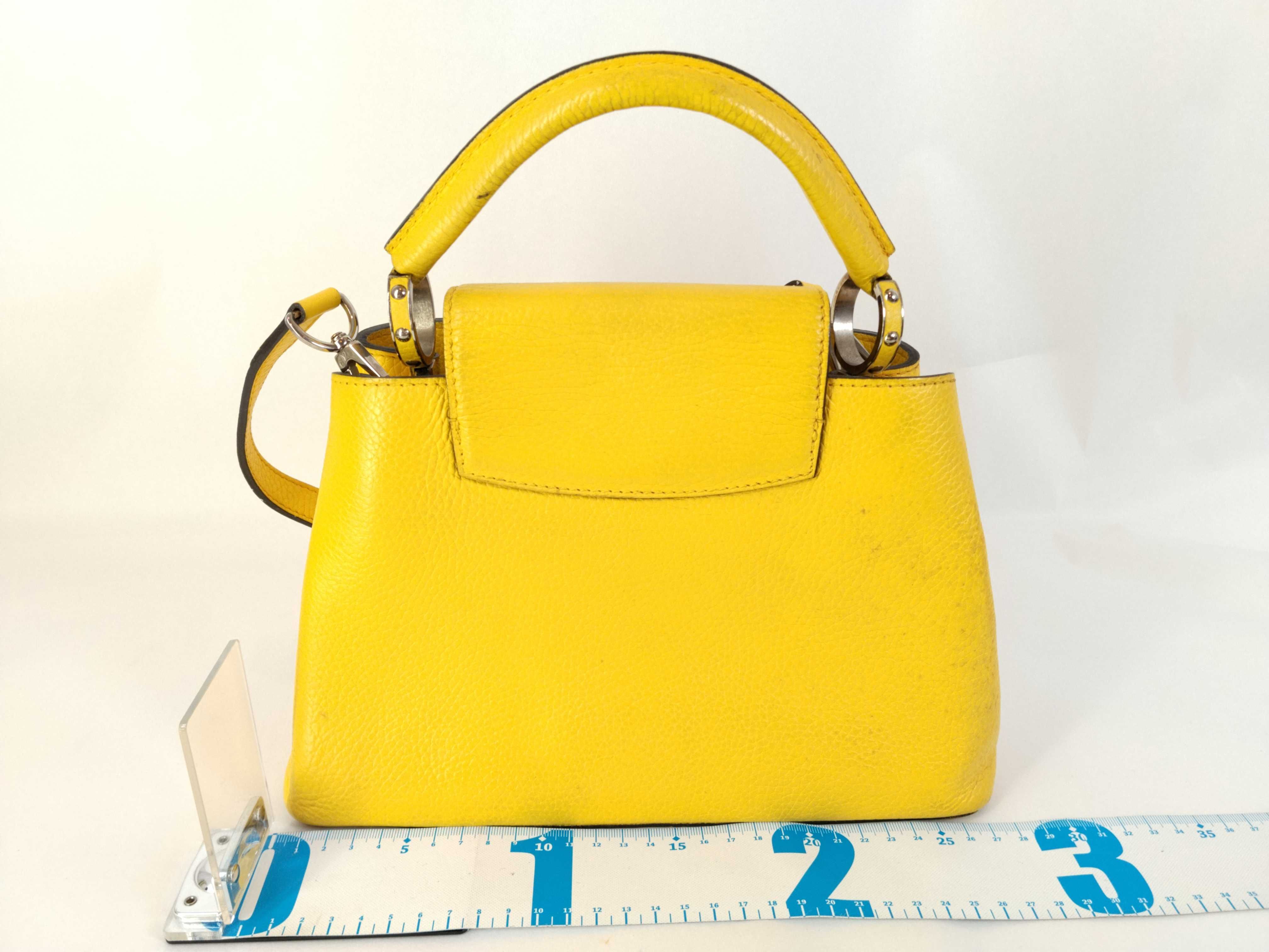 PH- Taurillon Capucines BB M59434 Handbag Yellow Leather — view 2